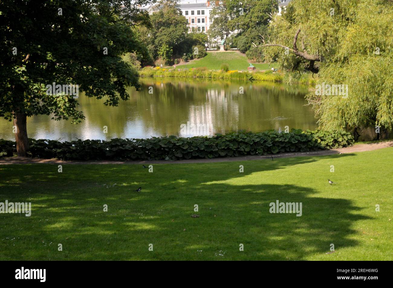 28 July 2023/View of Orstedparken after name of Hans Christian Orsted