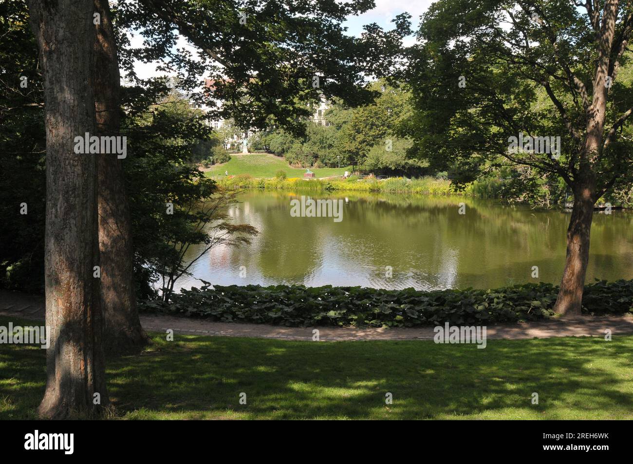 28 July 2023/View of Orstedparken after name of Hans Christian Orsted