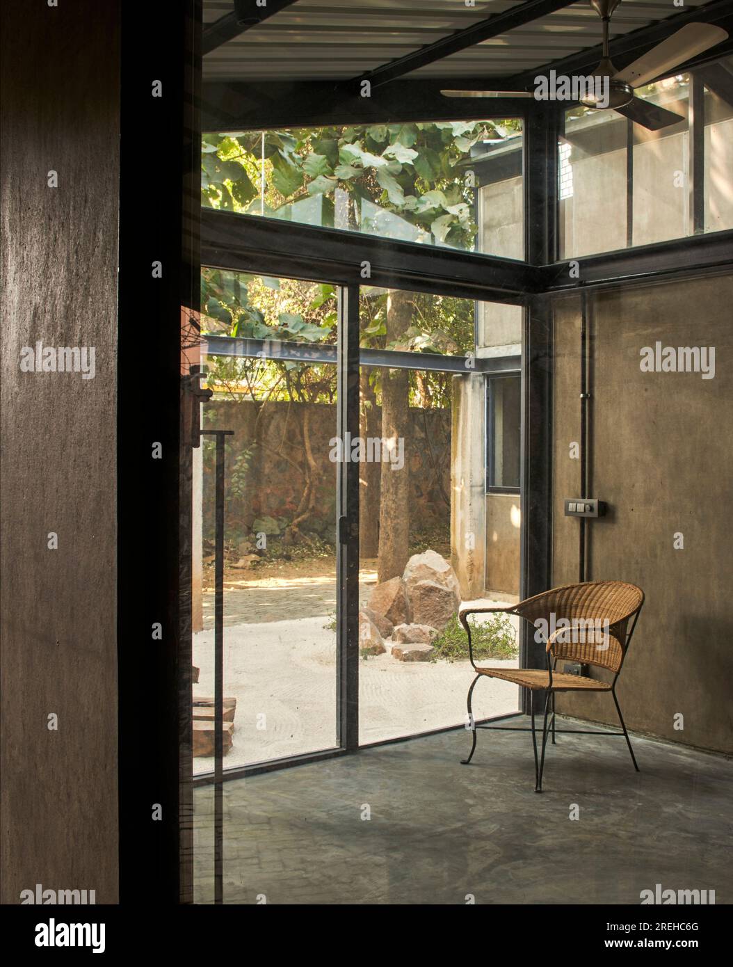 Interior view. Farm8, New Delhi, India. Architect: Studio array , 2023 ...