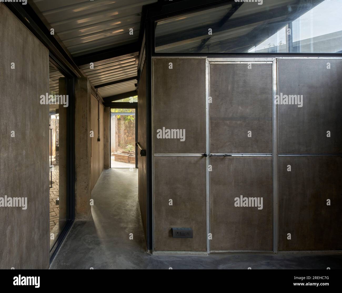 Studio Array Interior view. Farm8, New Delhi, India. Architect: Studio array , 2023 ...