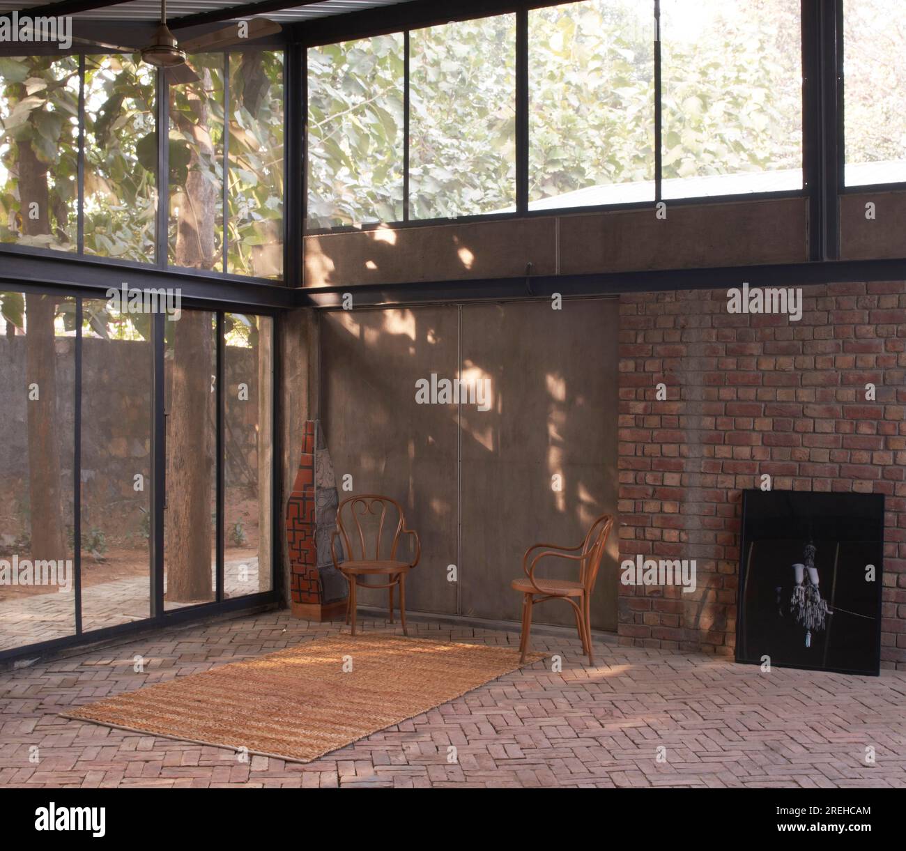 Studio Array Interior view. Farm8, New Delhi, India. Architect: Studio array , 2023 ...