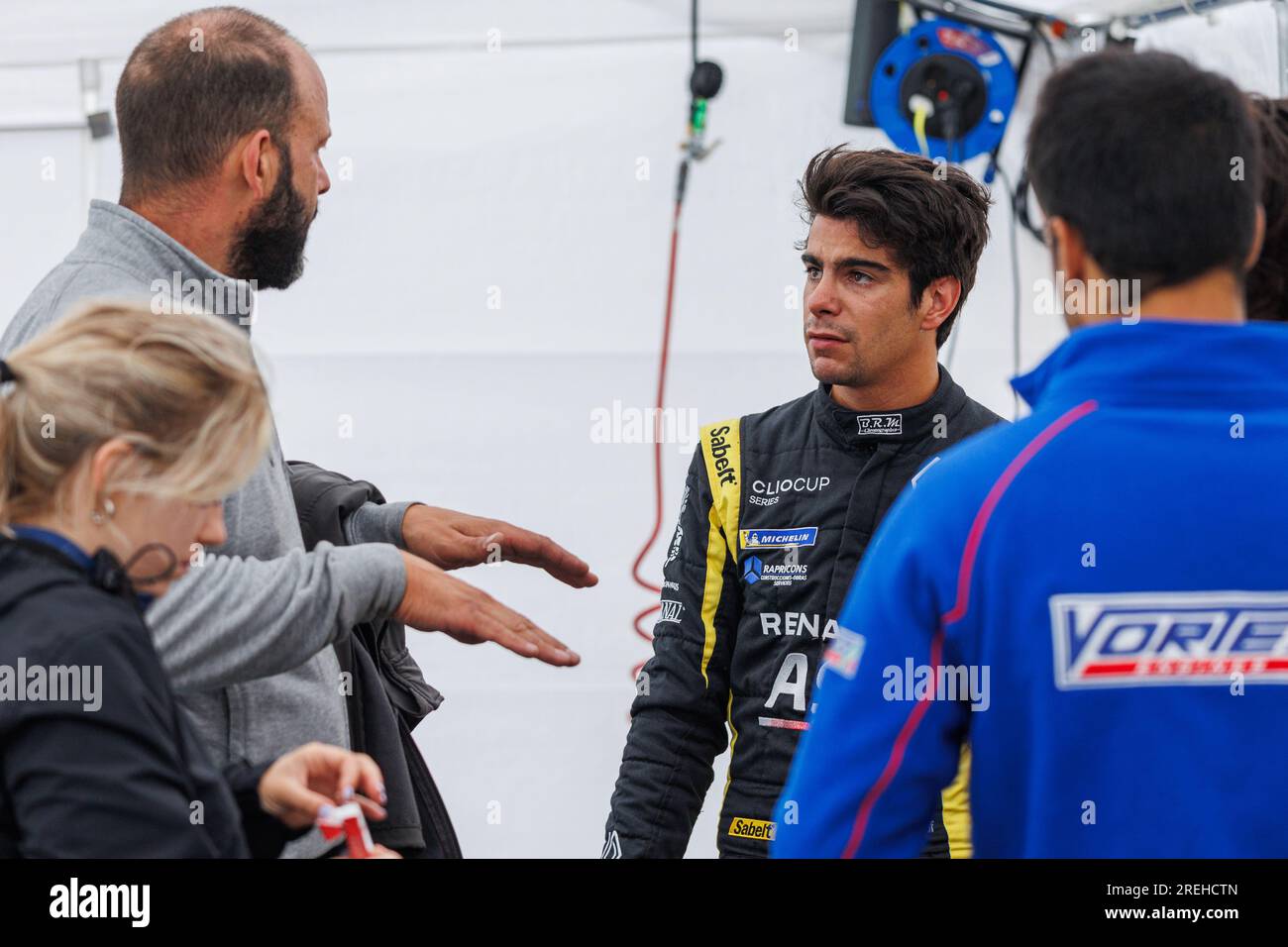 SCHIMPF Adrian (ESP), AST Competition, portrait during the 7th round of the Clio Cup Europe 2023, from July 28 to 30, 2023 on the Nürburgring, in Nürburg, Germany - Photo Clément Luck/DPPI Credit: DPPI Media/Alamy Live News Stock Photo