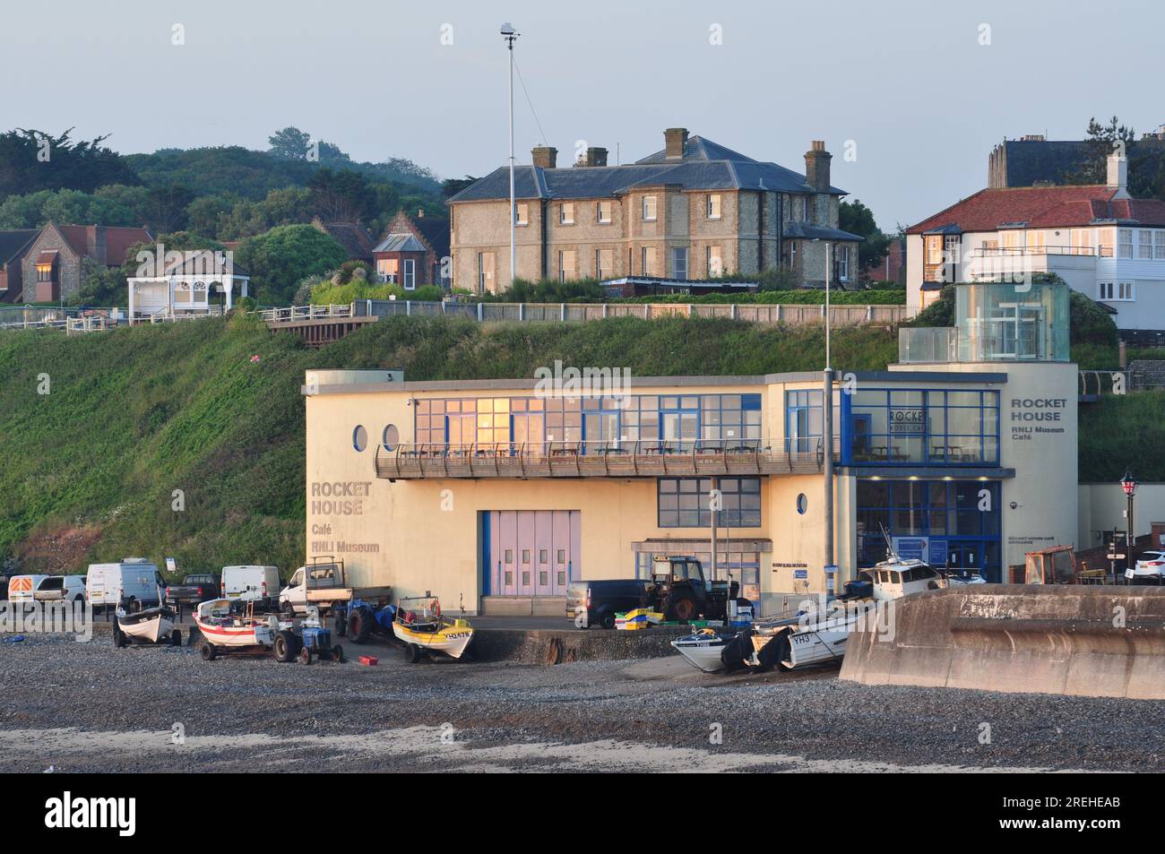 The Rocket House with North Lodge above, Promenade, Cromer, north
