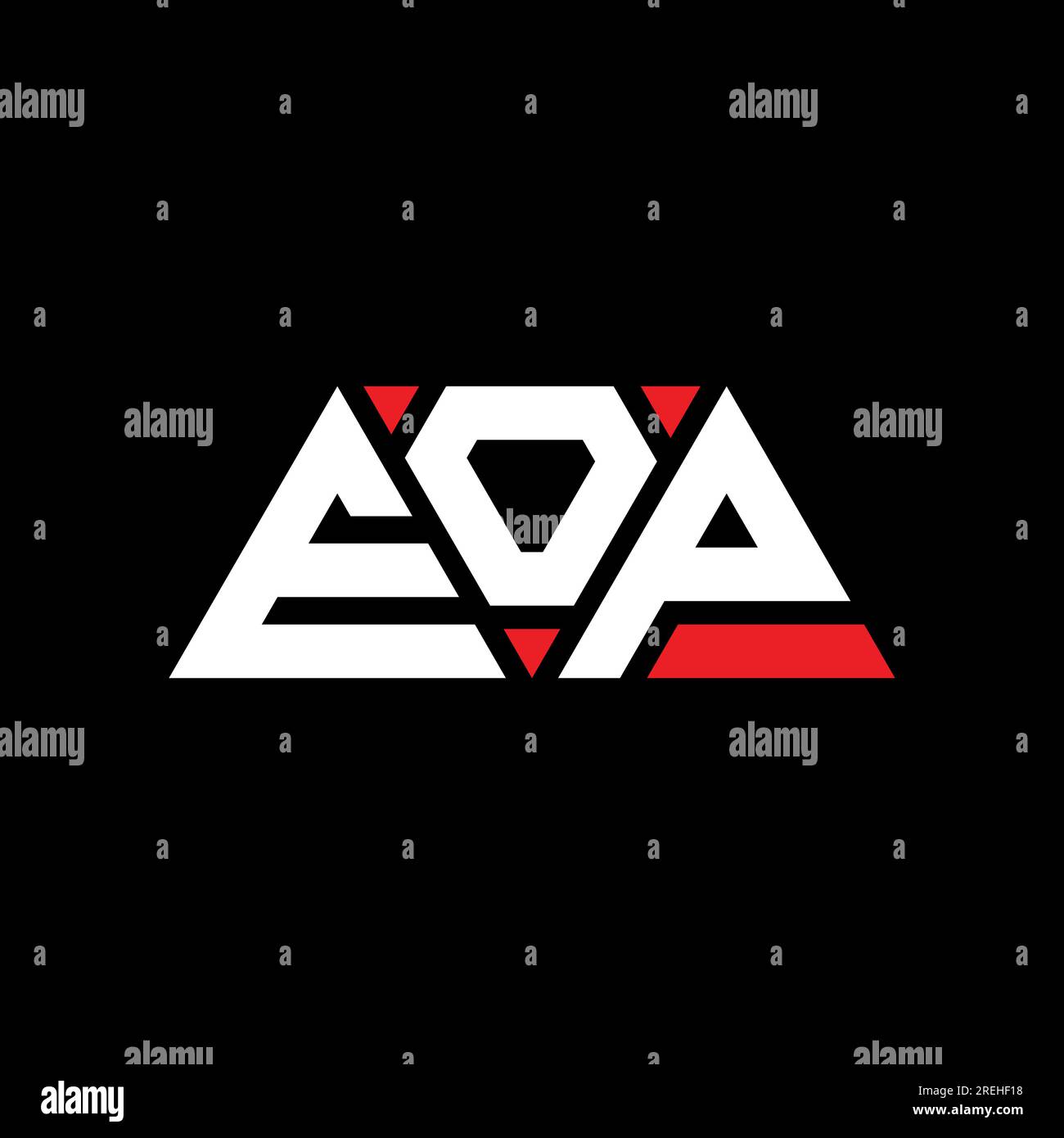 EOP triangle letter logo design with triangle shape EOP triangle logo EOP triangle letter logo design with triangle shape EOP triangle logo