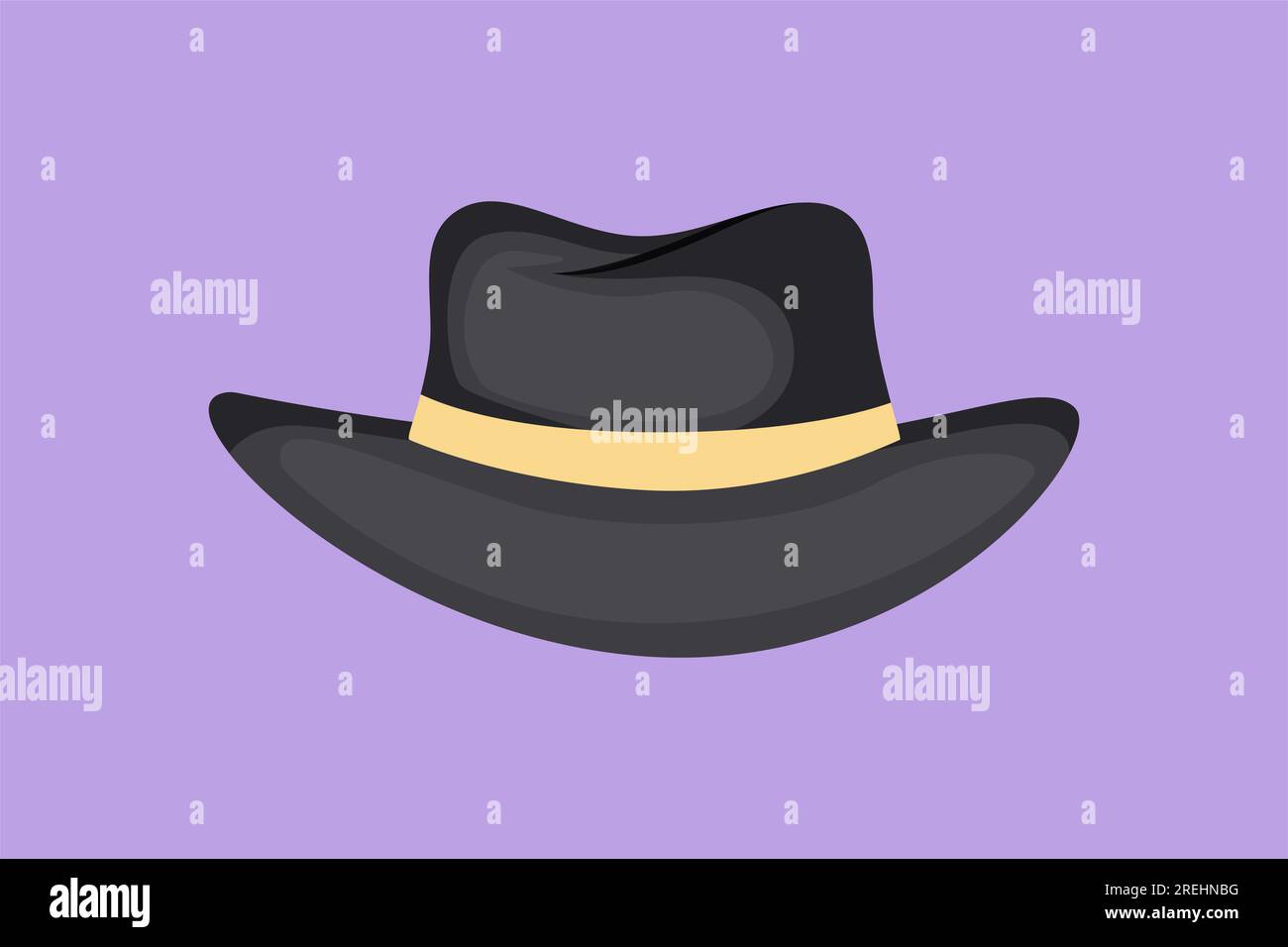 Front Dent Crown Panama Fedora Hat Hinx Ink main image 0