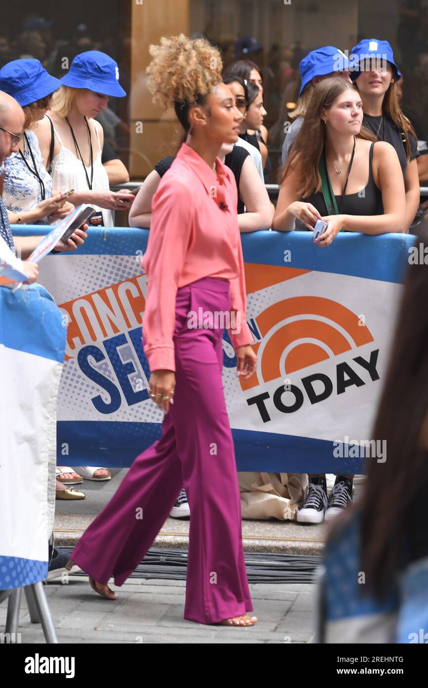 Ally Rapp New York, USA. 28th July, 2023. Ally Love is seen as Reneé Rapp ...