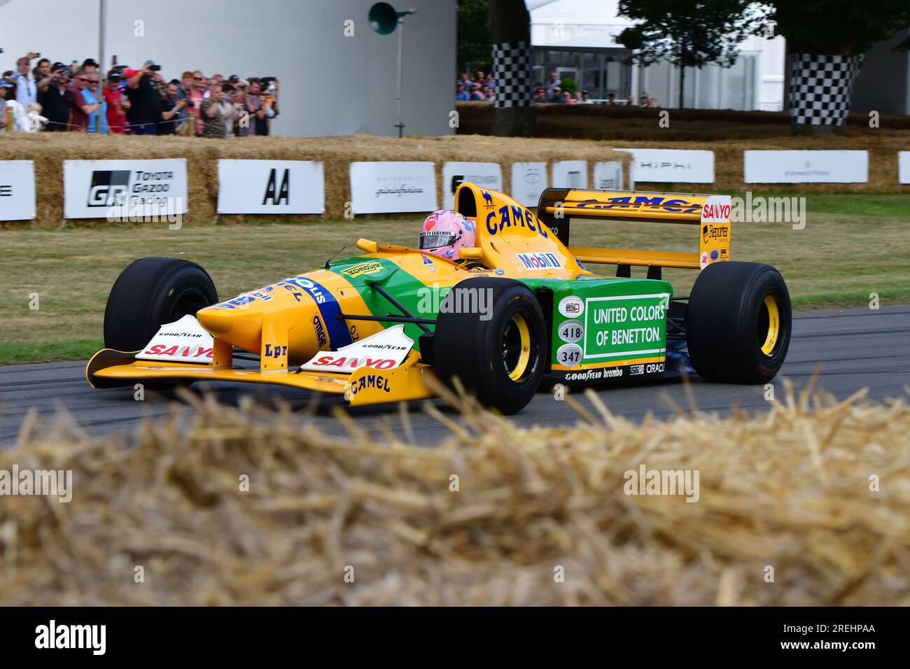 Lorina McLaughlin, Benetton-Ford B192, 30 years of the Festival of Speed, a selection of some of the finest cars and bikes that have taken to the cour Stock Photo