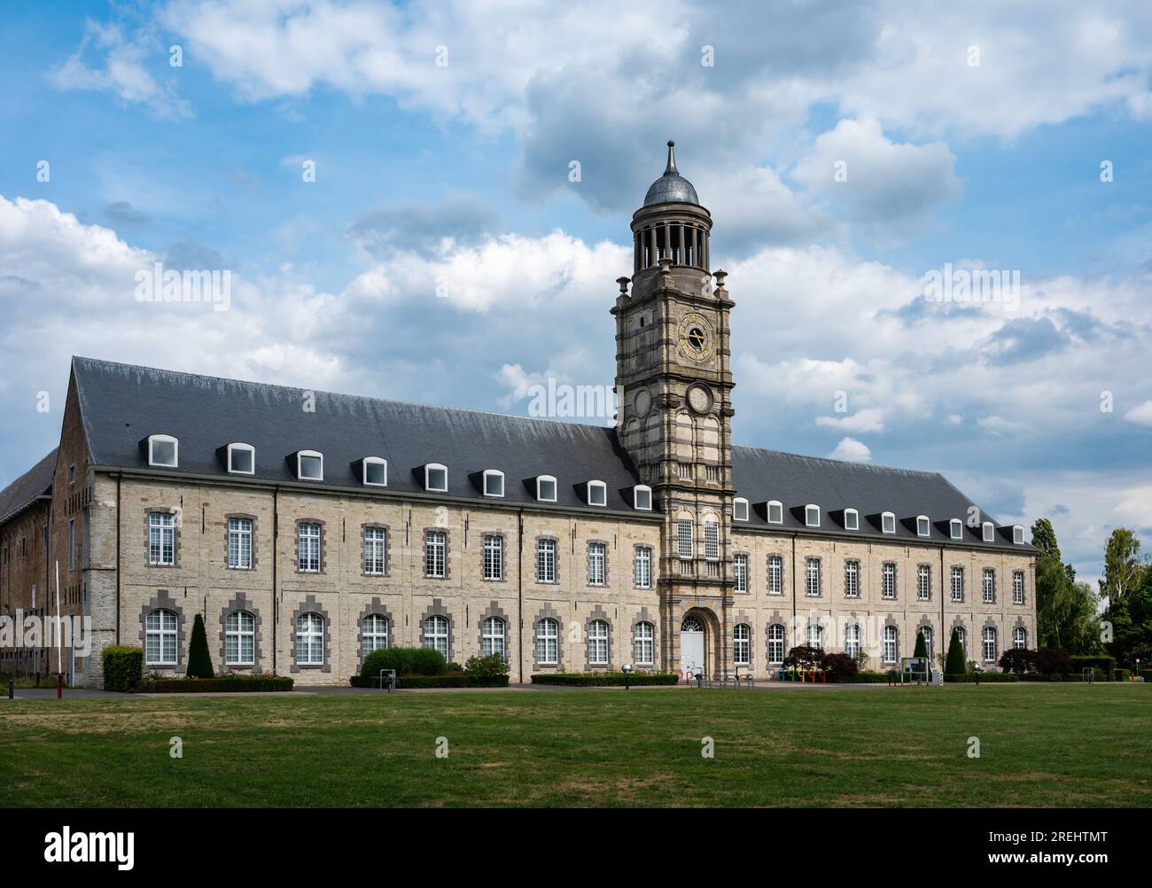 Schelle, Belgium - June 30, 2023 - The Saint Bernard Abbey, now the Gilliot and Roelants tiles museum Stock Photo
