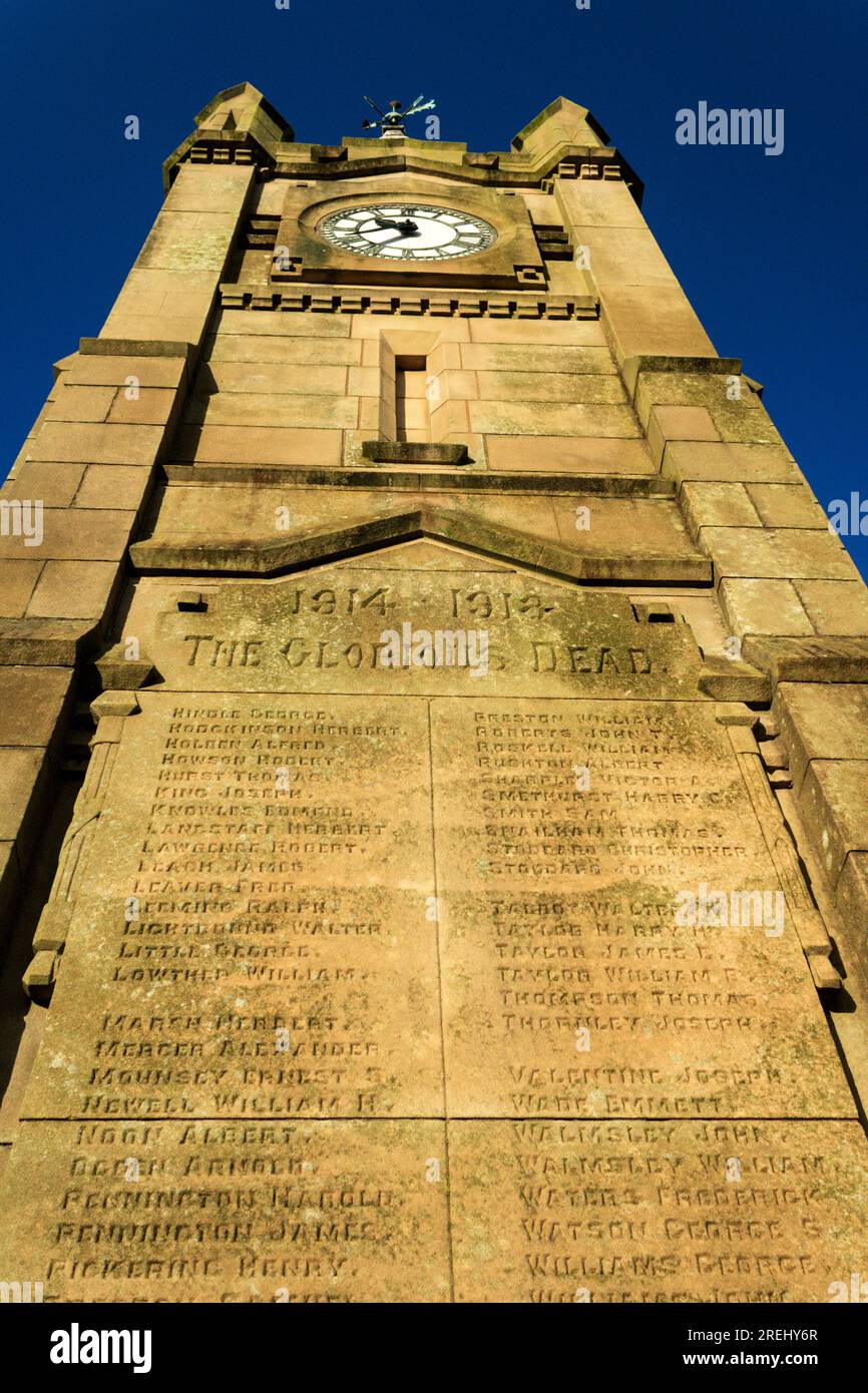 Little Harwood War Memorial. Whalley Old Road, Blackburn, Lancashire, U