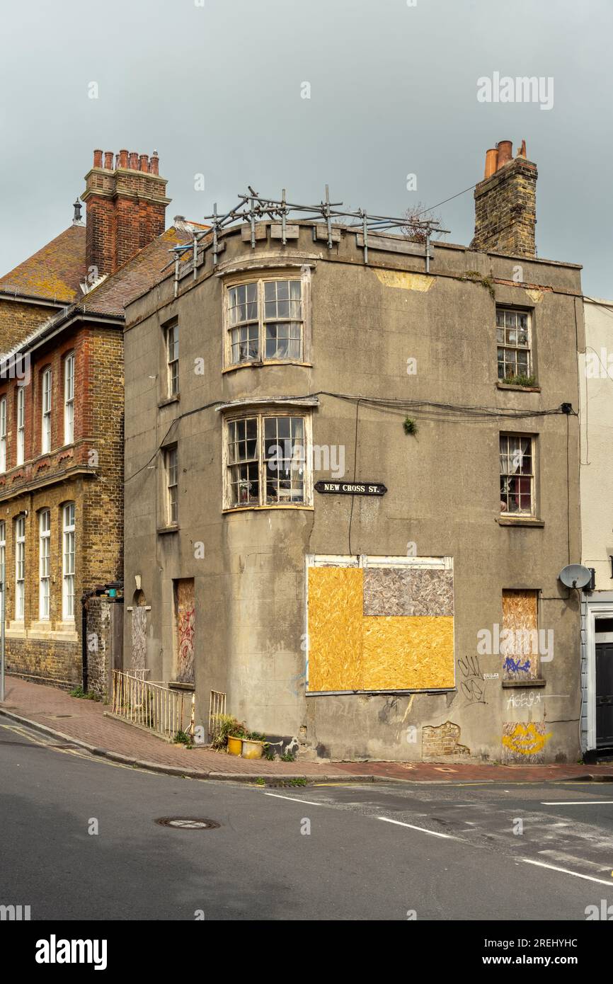 abandoned buildings in Margate, Kent, UK Stock Photo Alamy