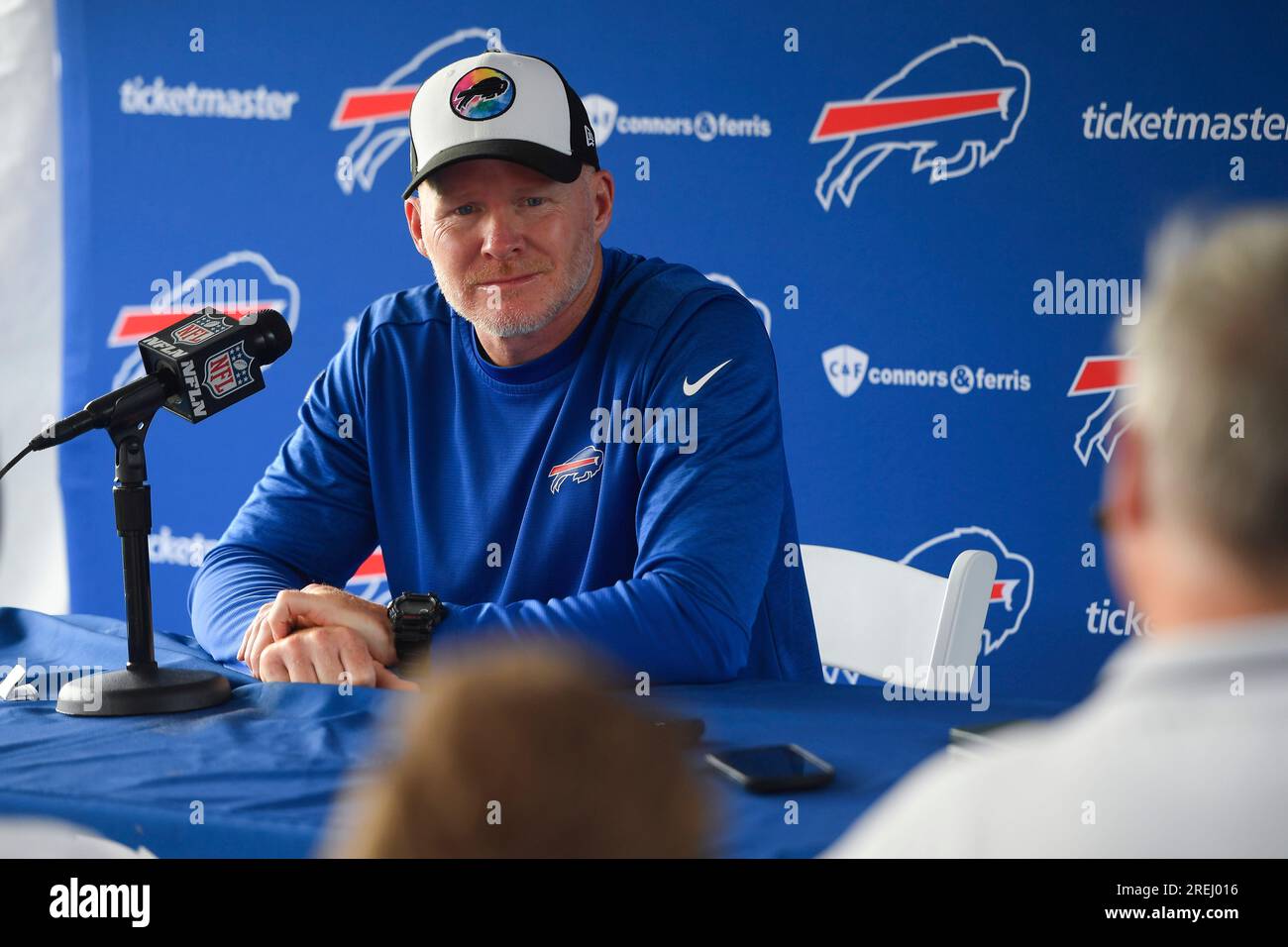 Buffalo Bills - Head Coach Sean McDermott and his family have