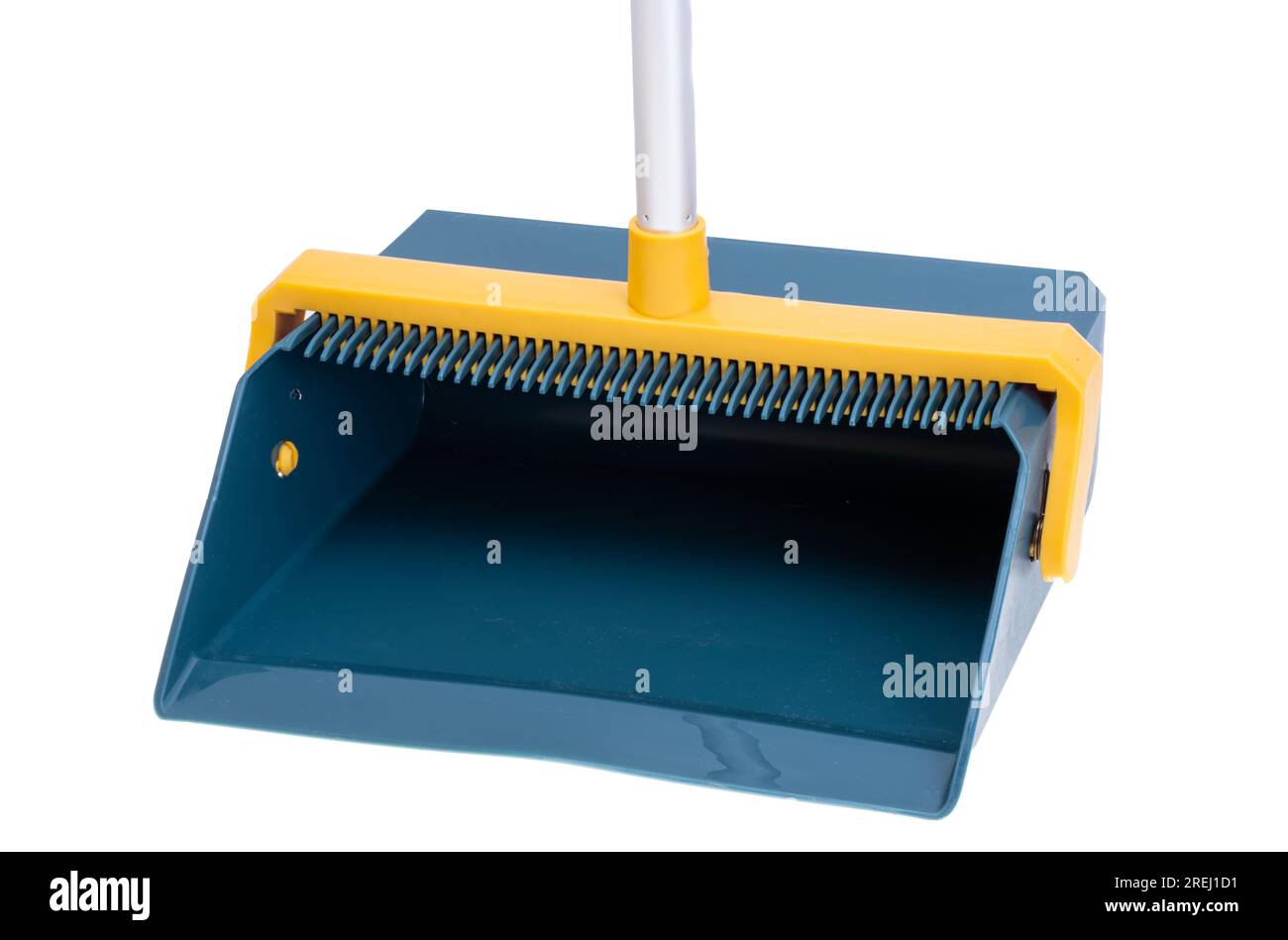 dustpan with broom isolated on white background Stock Photo Alamy