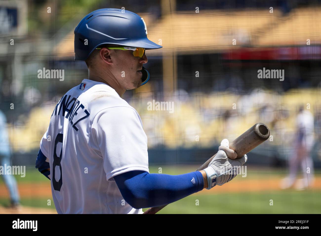 Kike Hernandez Celebrates Dodgers Heading to World Series. Shows