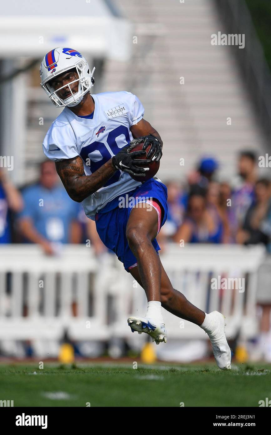 Buffalo Bills wide receiver Bryan Thompson (89) runs a drill during an NFL  football Mandatory Minicamp practice in Orchard Park, N.Y., Tuesday June  13, 2023. (AP Photo/Jeffrey T. Barnes Stock Photo - Alamy