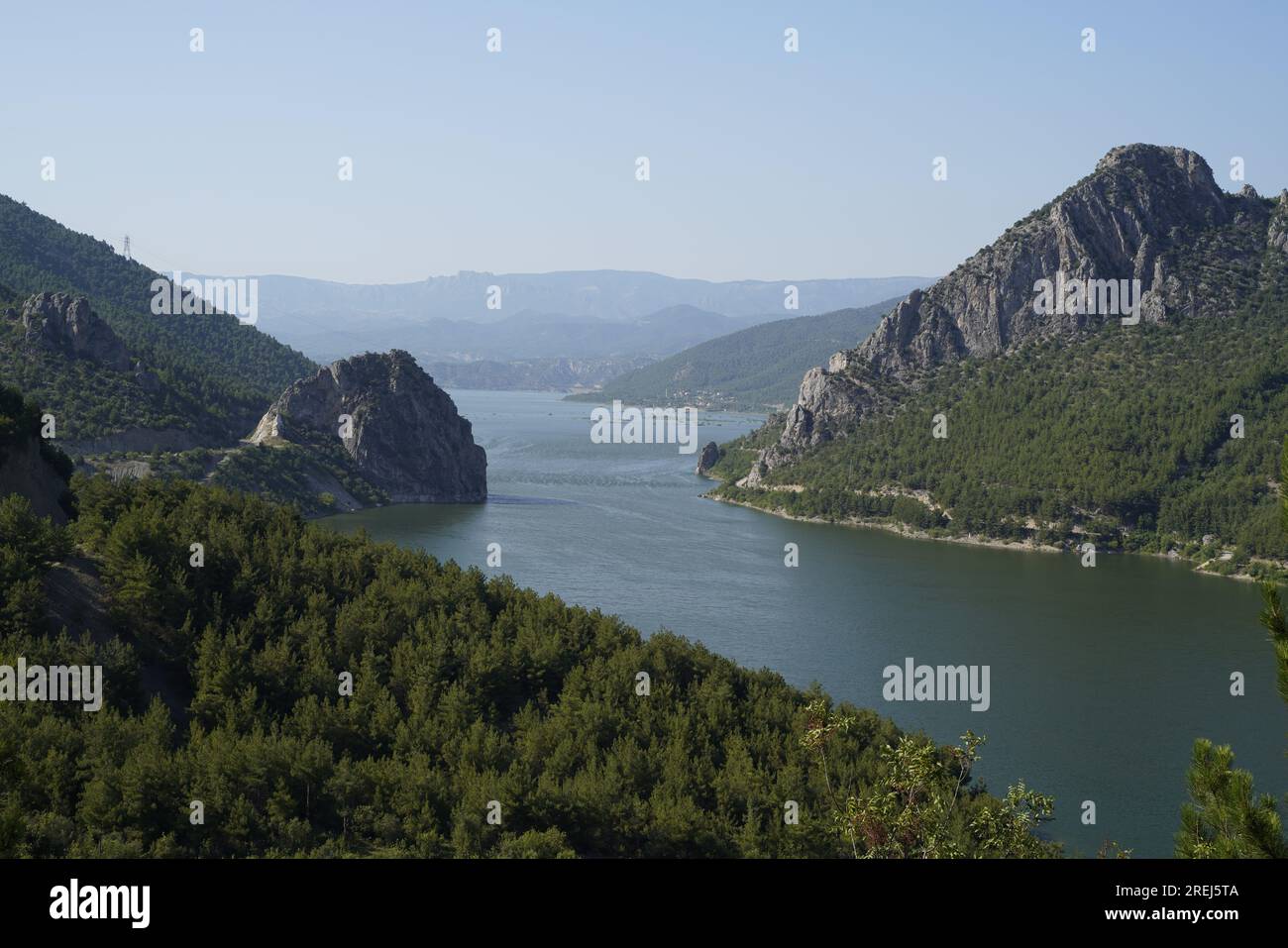 aerial view of canyon Stock Photo - Alamy