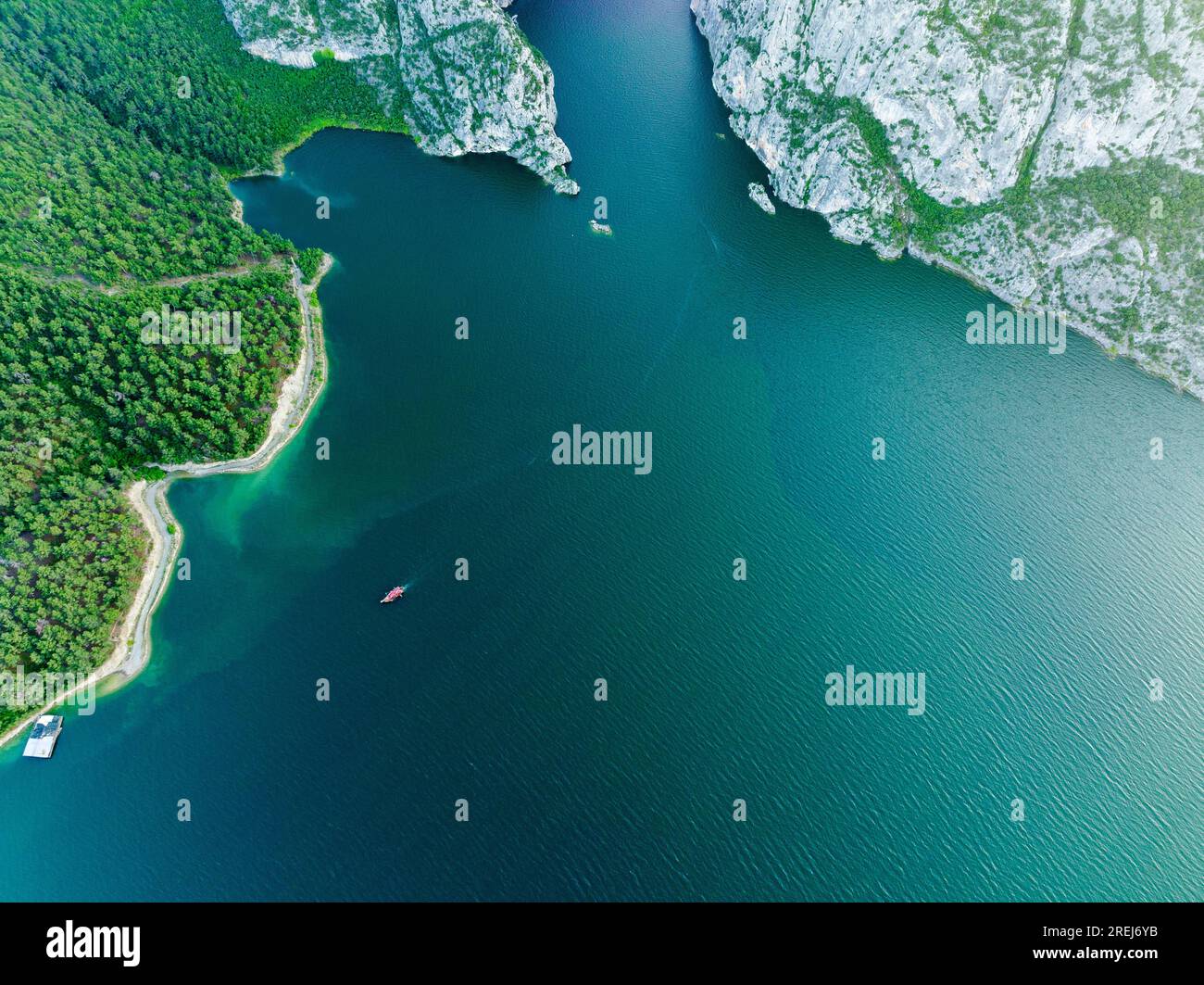 aerial view of canyon Stock Photo - Alamy