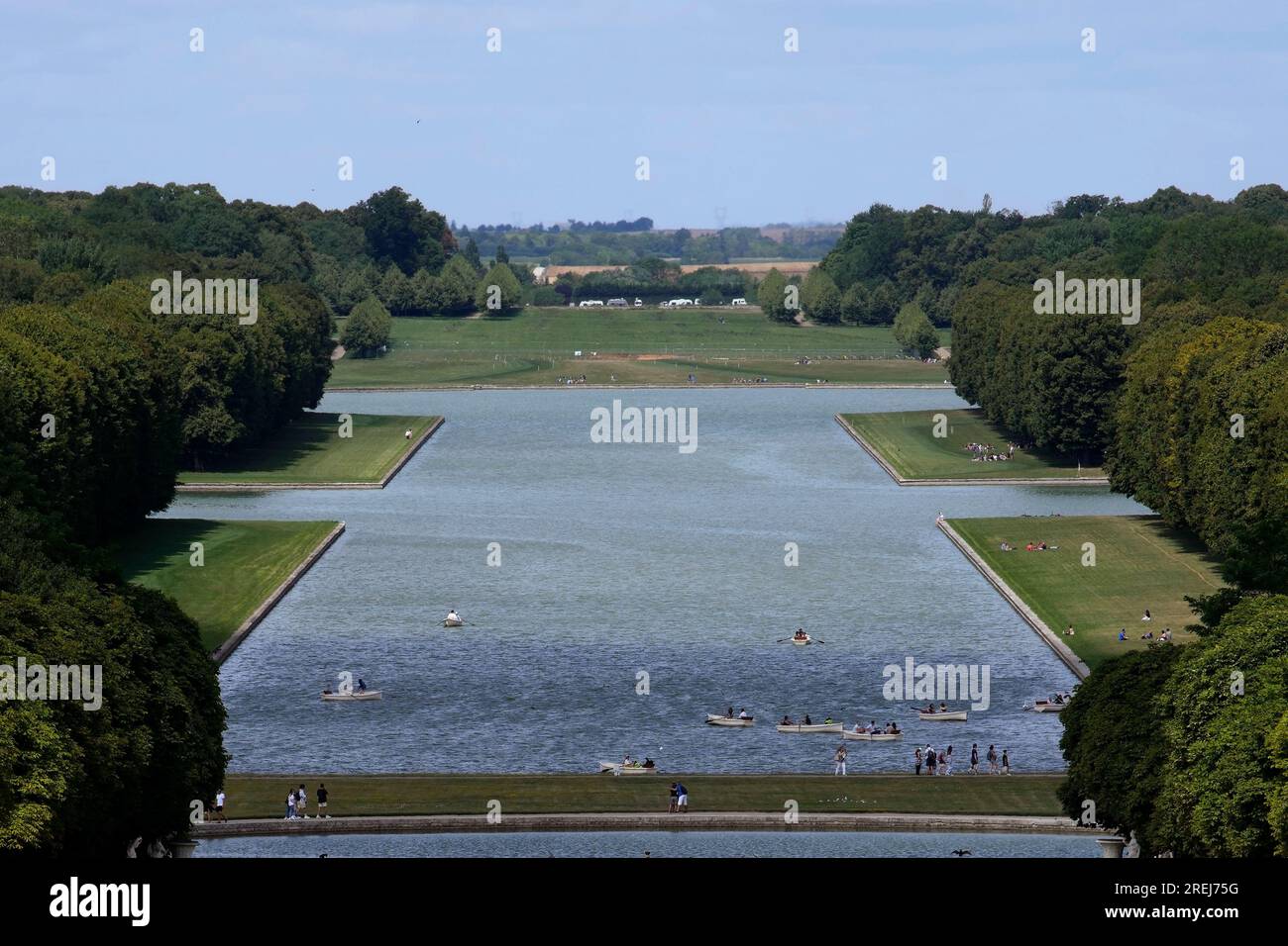 The park of the Chateau de Versailles that will host the equestrian
