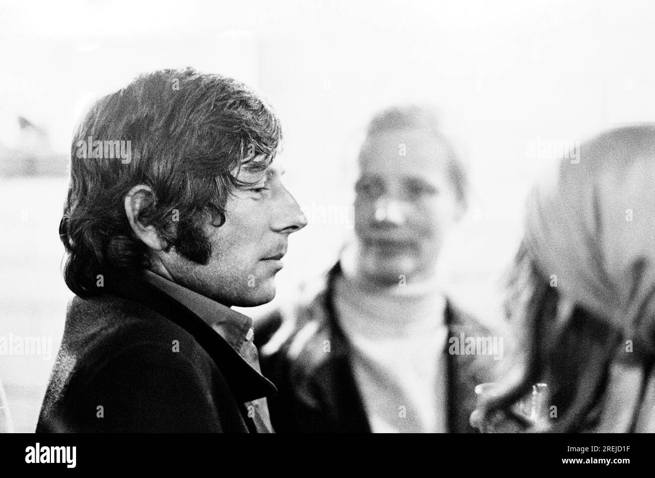 Franco-Polish film director, producer, screenwriter and actor Roman Polanski at CINEMA CITY - An Exhibition of 75 Years of Moving Pictures at the Round House, London NW1 in October 1970 Stock Photo
