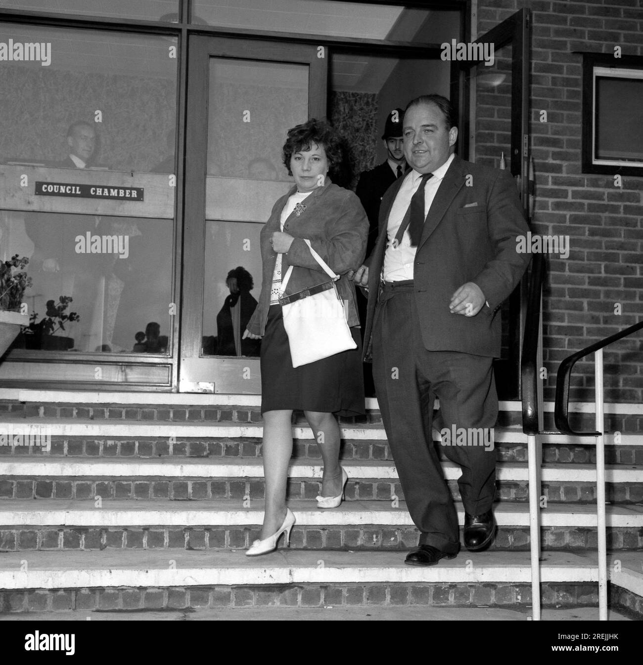 Bernard Rixon and his wife Lily, owners of Leatherslade Farm, Oakley ...