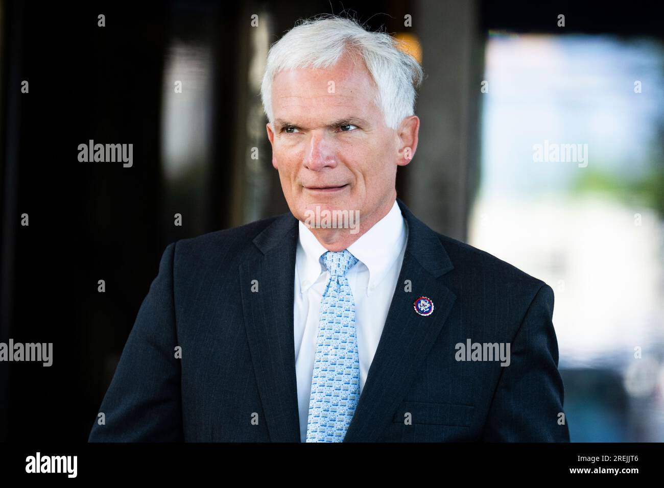UNITED STATES - JULY 26: Rep. Bob Latta, R-Ohio, leaves a meeting of ...