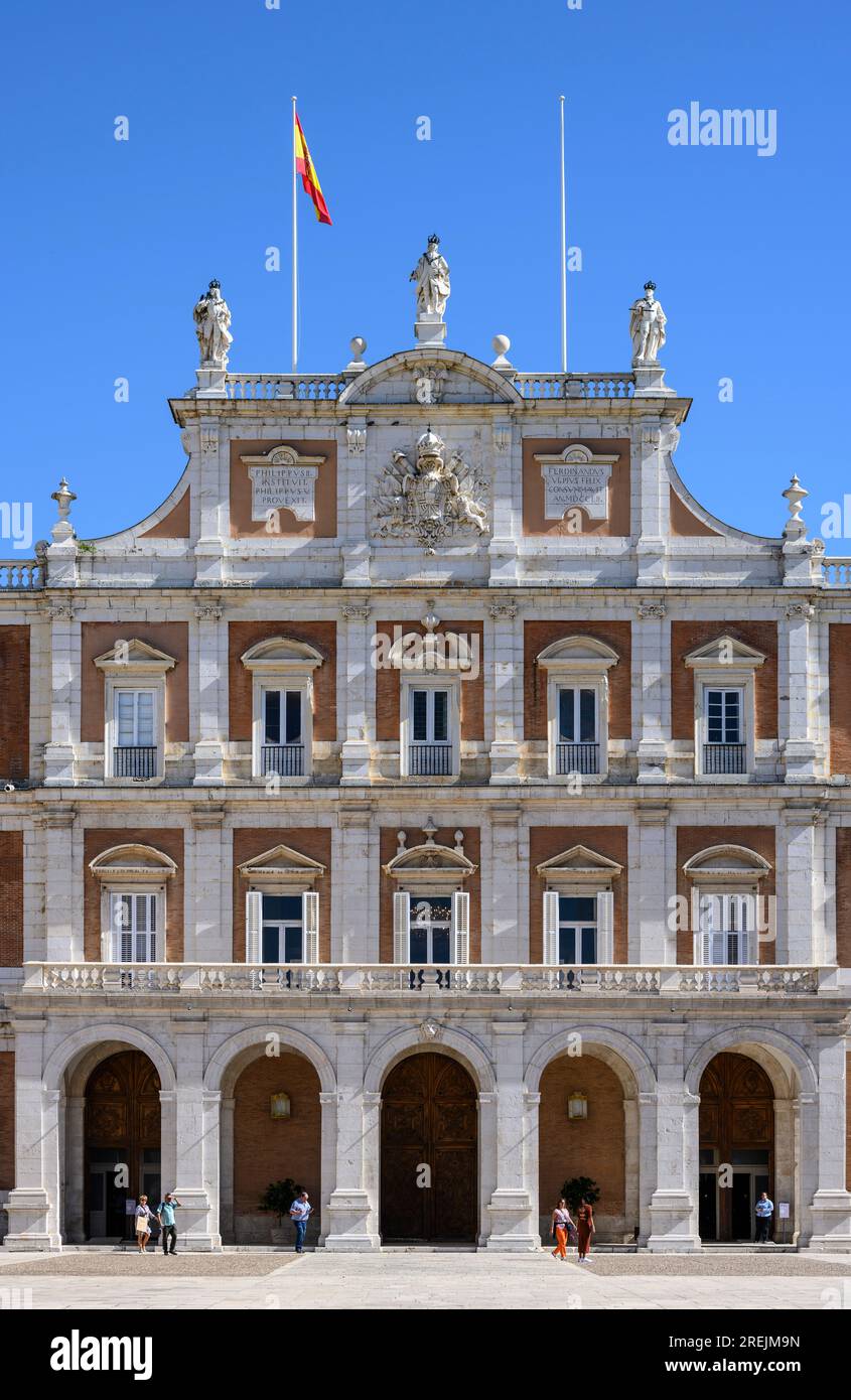 Facade of the palacio real royal palace hi-res stock photography and ...