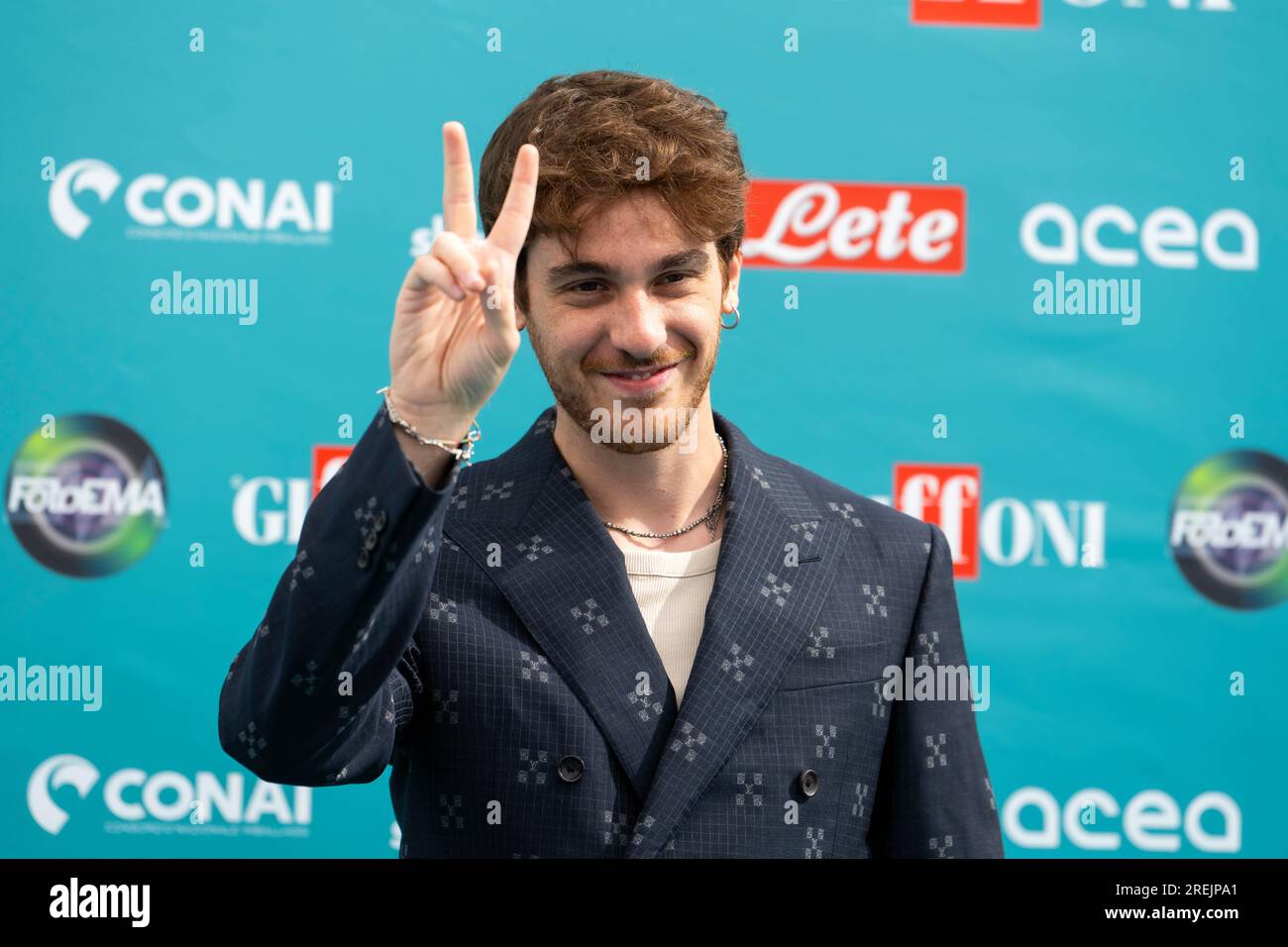 Giffoni Valle Piana, Salerno, Italy. 28th July, 2023. Italian actor
