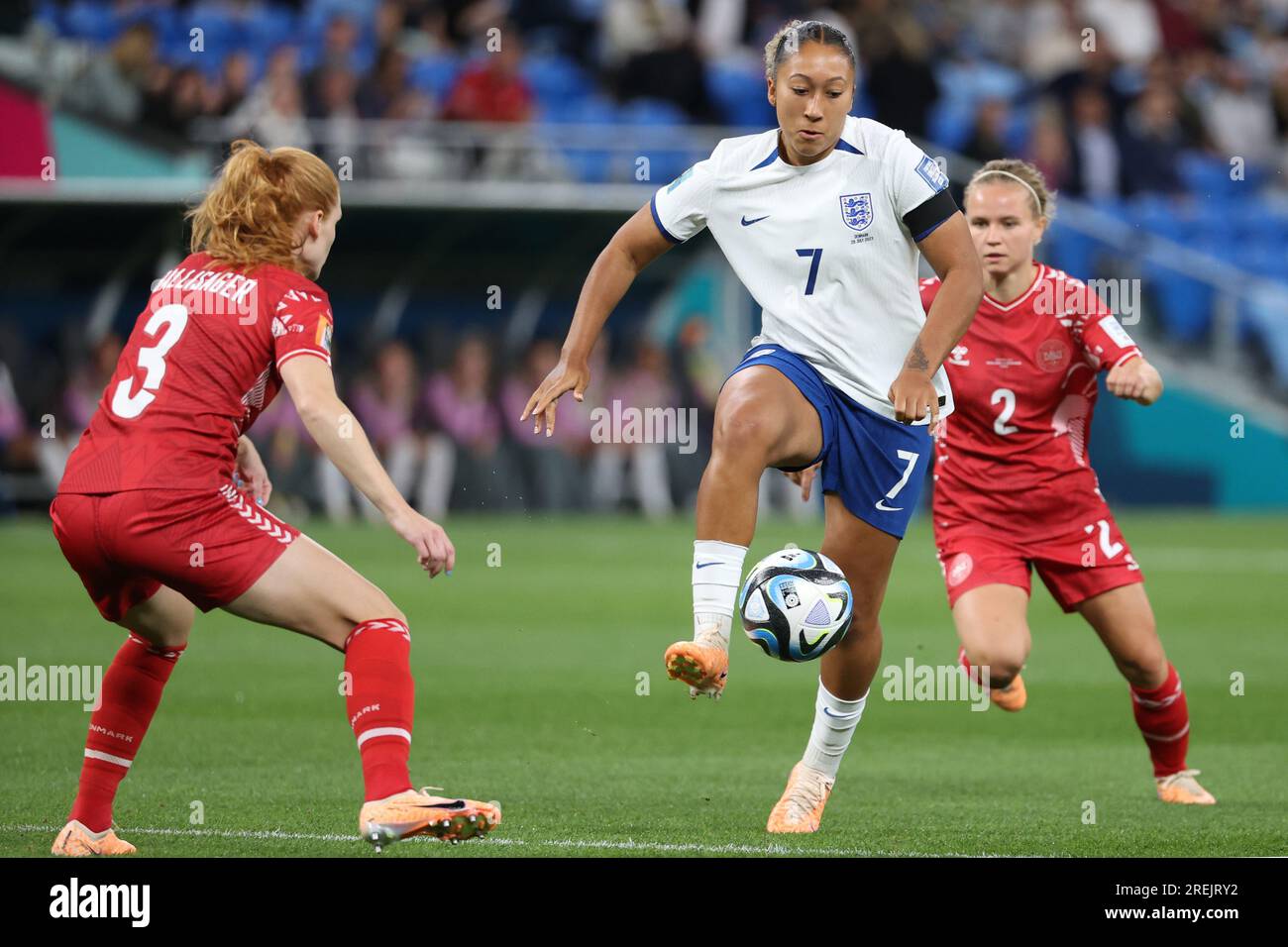Sydney, Australia. 28th July, 2023. James Lauren (7) of England seen in