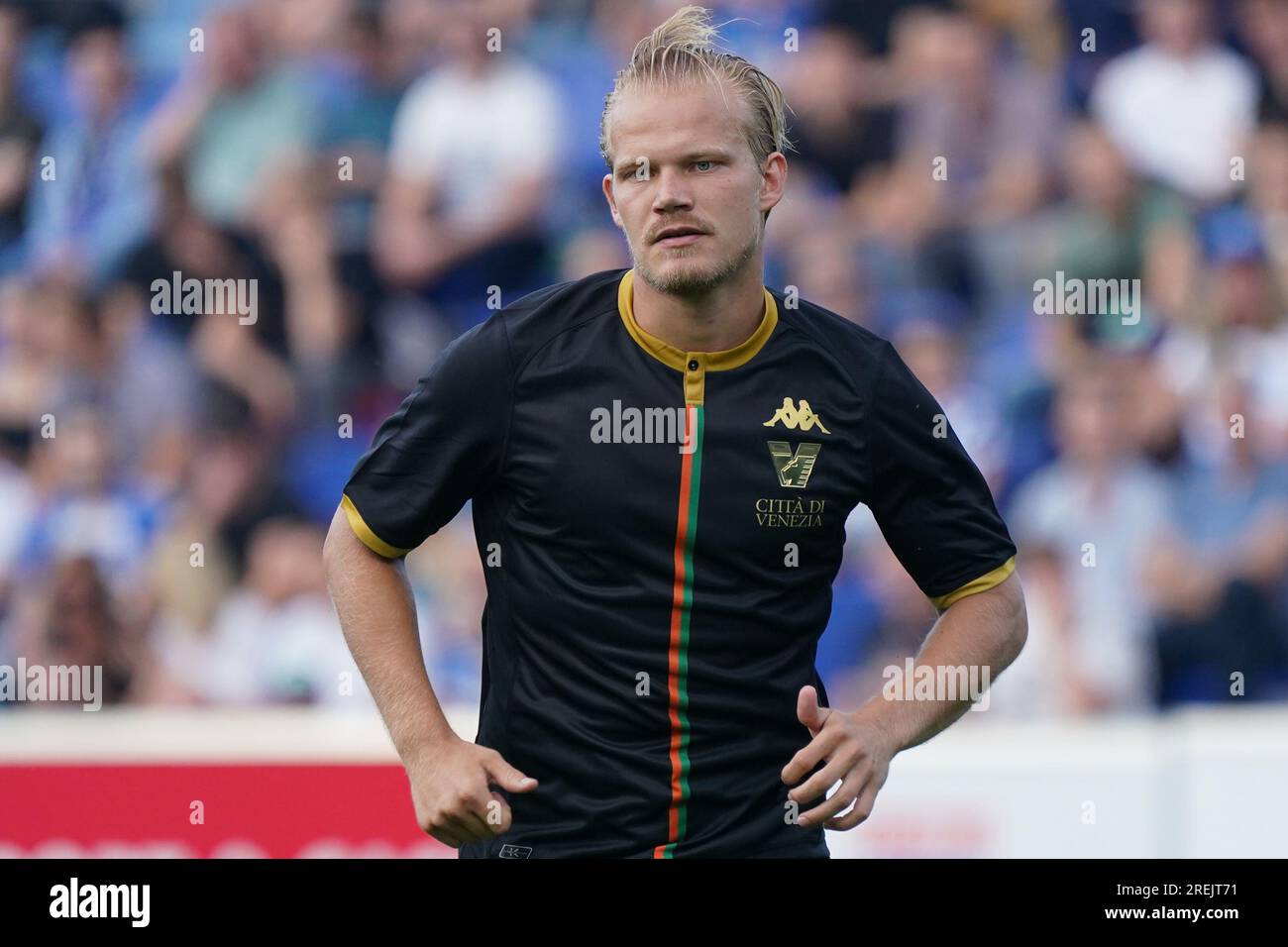Zwolle, Netherlands. 28th July, 2023. ZWOLLE, NETHERLANDS - JULY 28: Joel Pohjanpalo of FC Venezia looks on during the pre-season friendly match between PEC Zwolle and Venezia FC at the MAC³PARK stadion on July 28, 2023 in Zwolle, Netherlands (Photo by Jeroen Meuwsen/Orange Pictures) Credit: Orange Pics BV/Alamy Live News Stock Photo