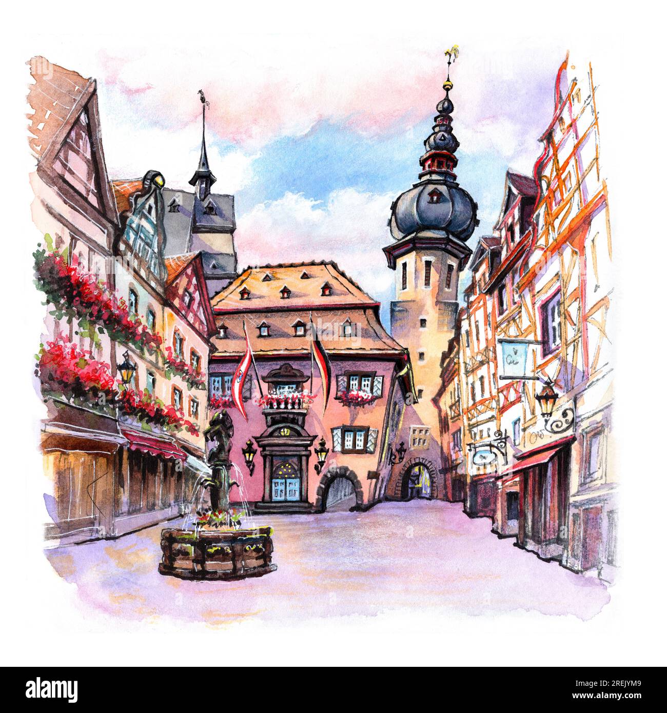 Altstadt Cochem Cut Out Stock Images Pictures Alamy