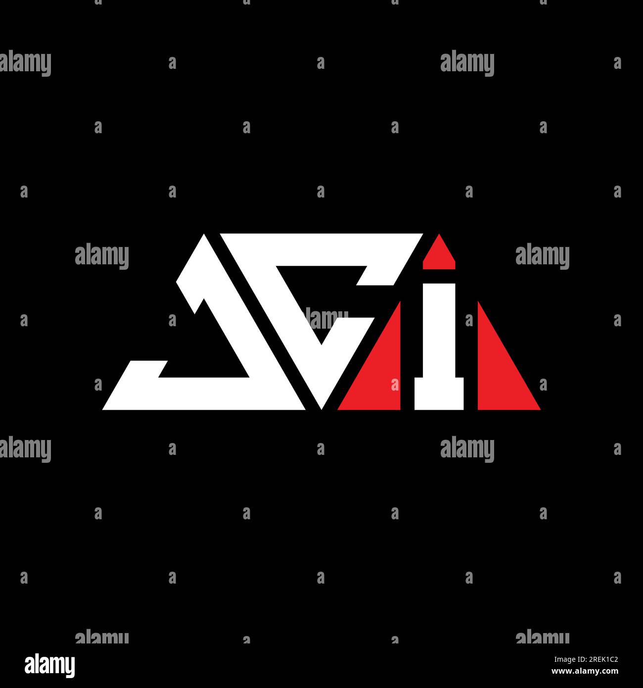JCI triangle letter logo design with triangle shape. JCI triangle logo