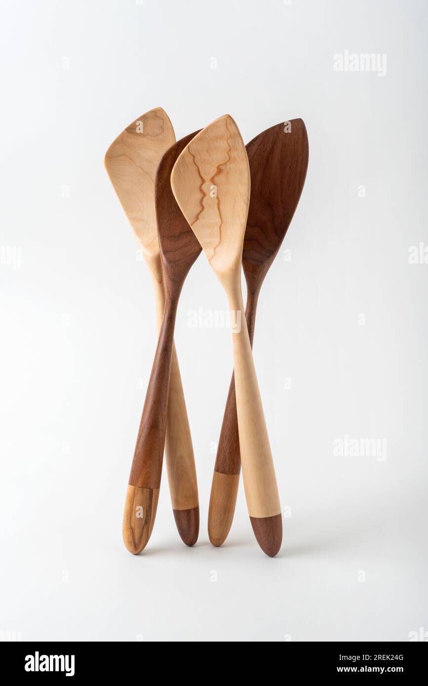 Handmade wooden kitchen utensil, from Stock Photo Alamy