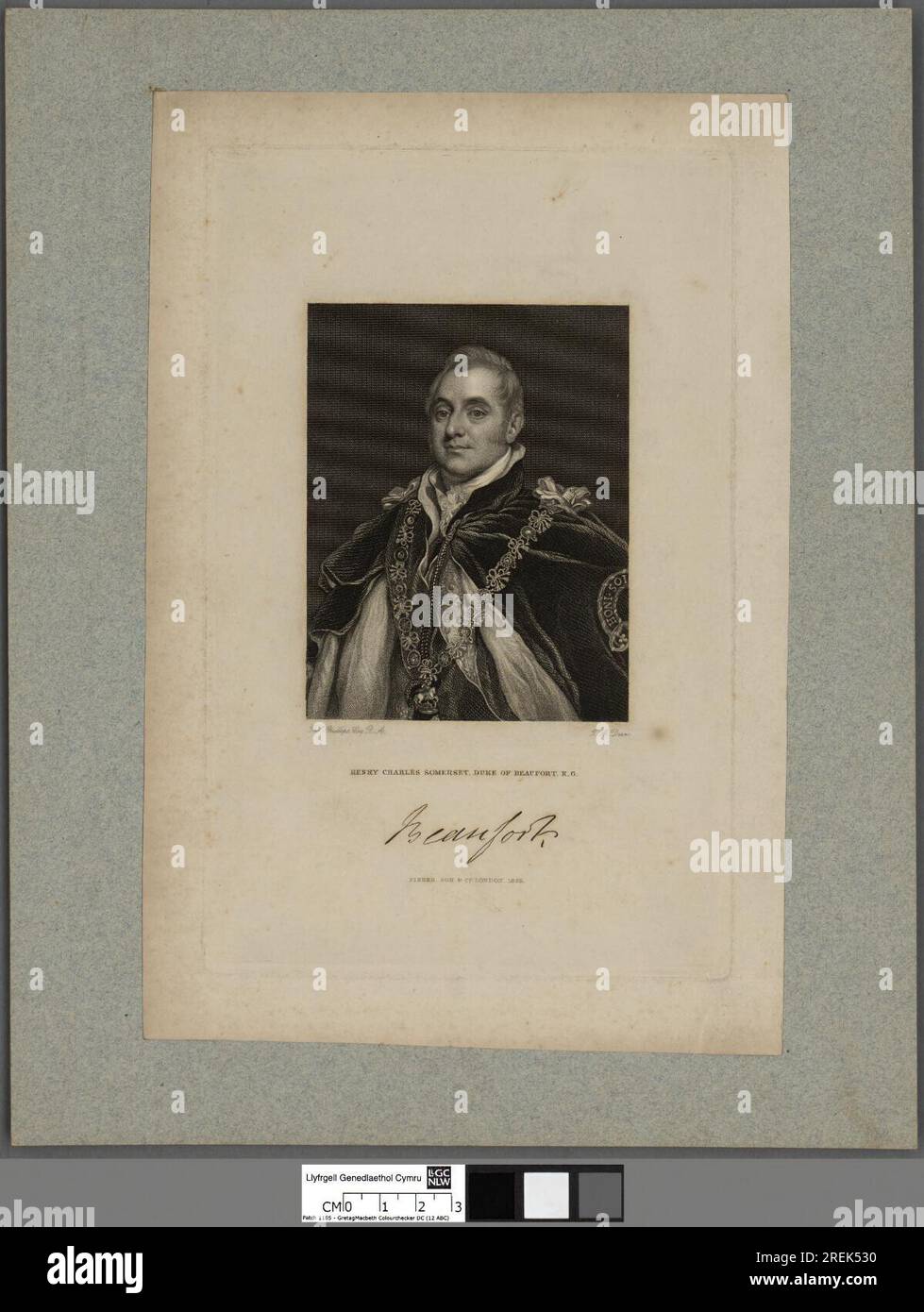 Henry Charles Somerset, Duke of Beaufort, K.G 1829 by Thomas Anthony
