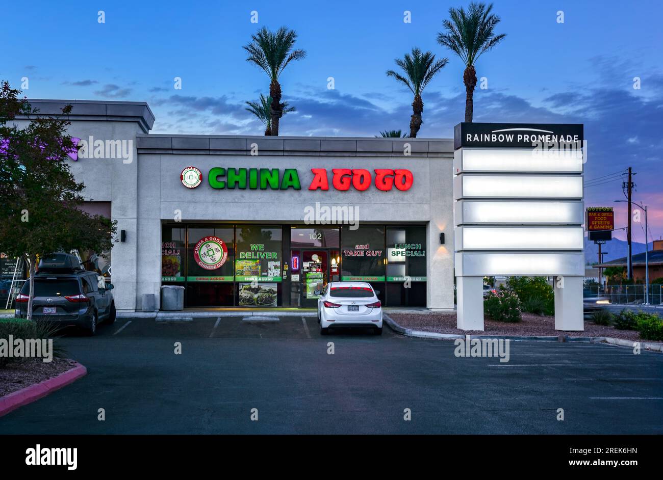 China A Go Go, a Chinese food carryout at a strip mall in Las Vegas