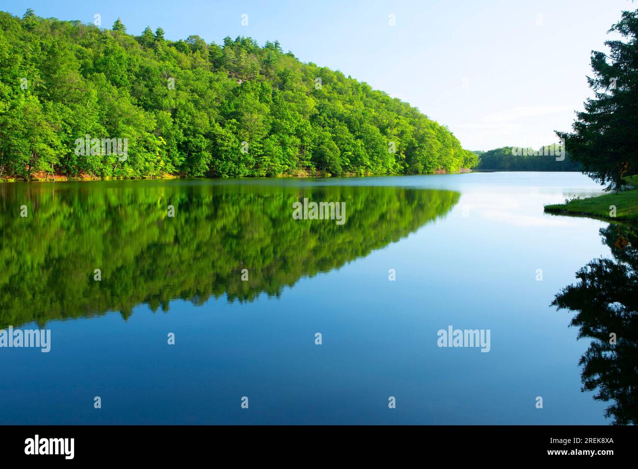 Hartford Reservoir No. 3, West Hartford Reservoirs, West Hartford,  Connecticut Stock Photo