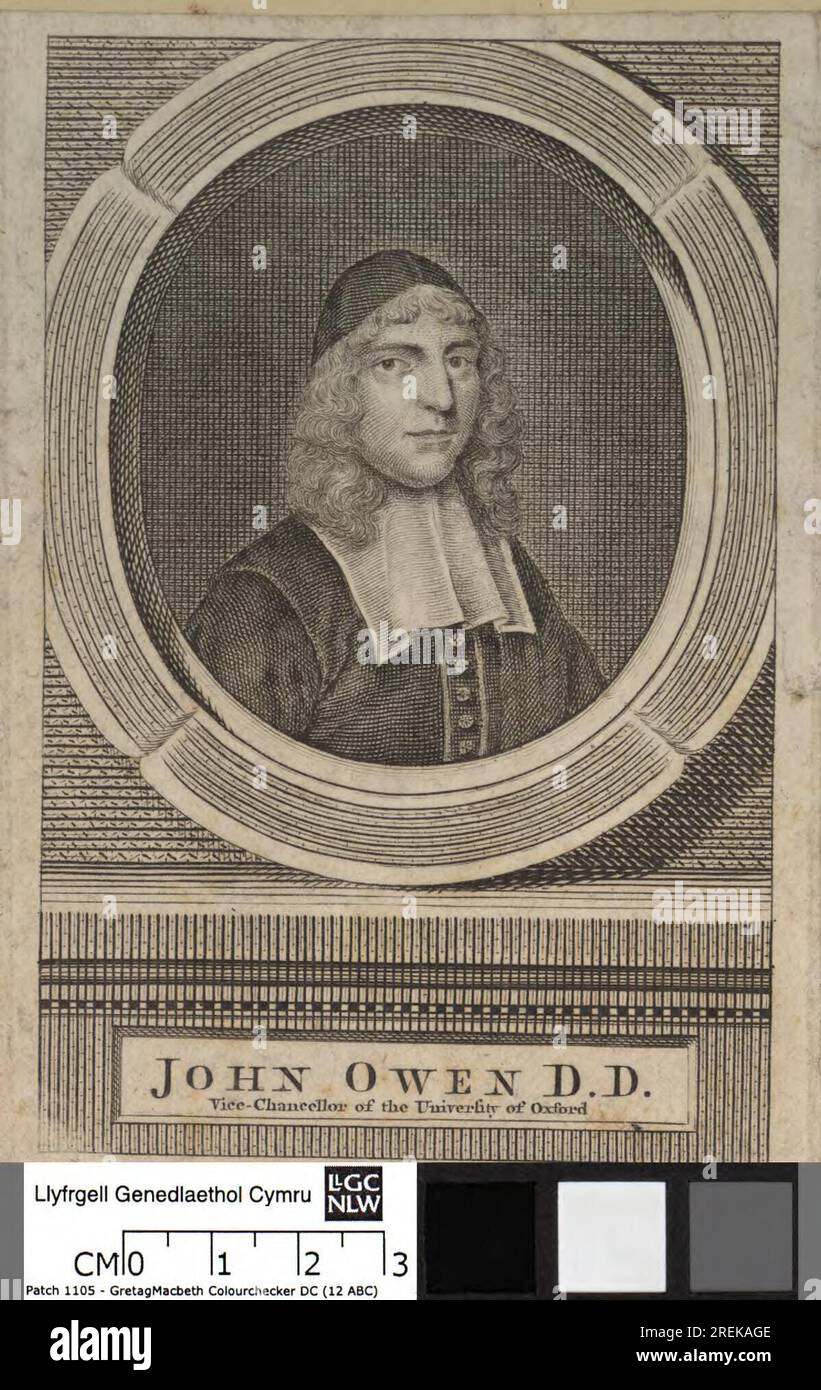 John Owen D.D between 1730 and 1784 by Thomas Kitchin Stock Photo