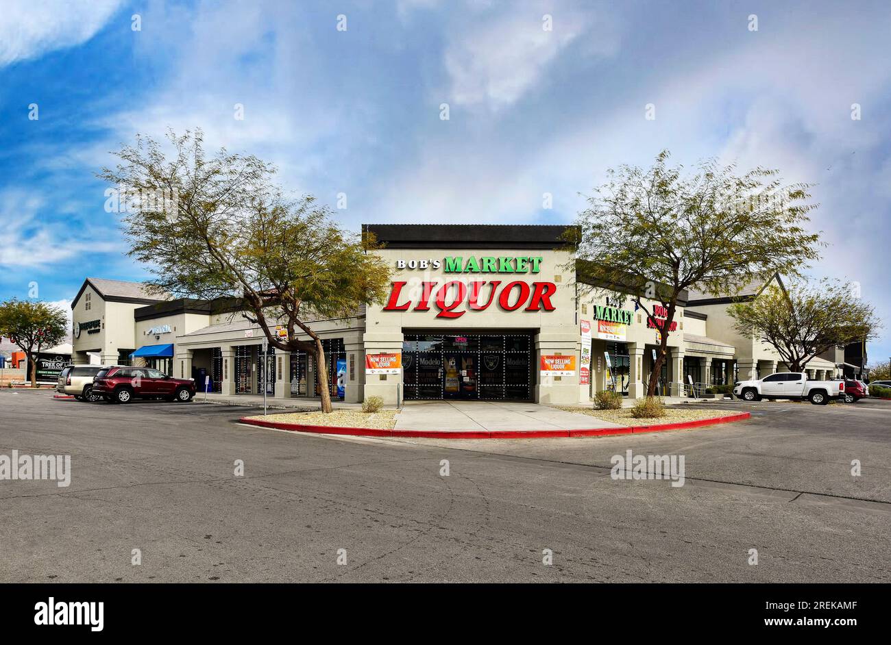 Bobs Market Liquor Retail Store In Las Vegas, Nevada Stock Photo - Alamy