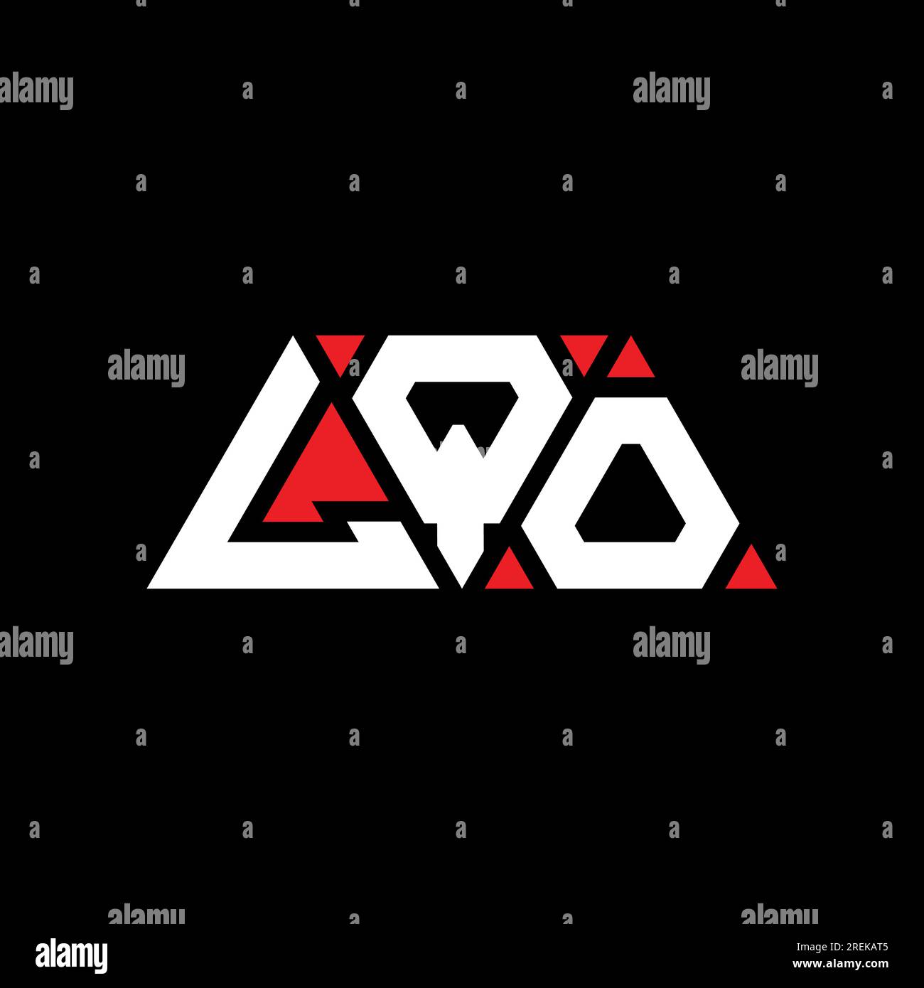 Lqo Triangle Letter Logo Design With Triangle Shape Lqo Triangle Logo
