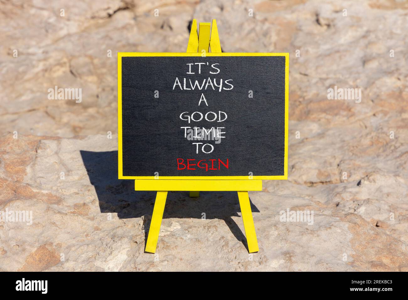 Good time to begin symbol. Concept words It is always a good time to ...