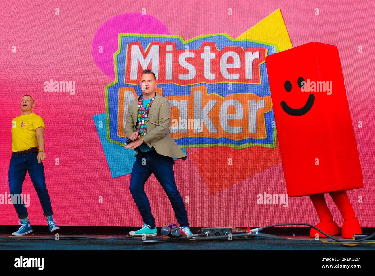 Lulworth, UK. 28th July, 2023. Phil Gallagher, British children's