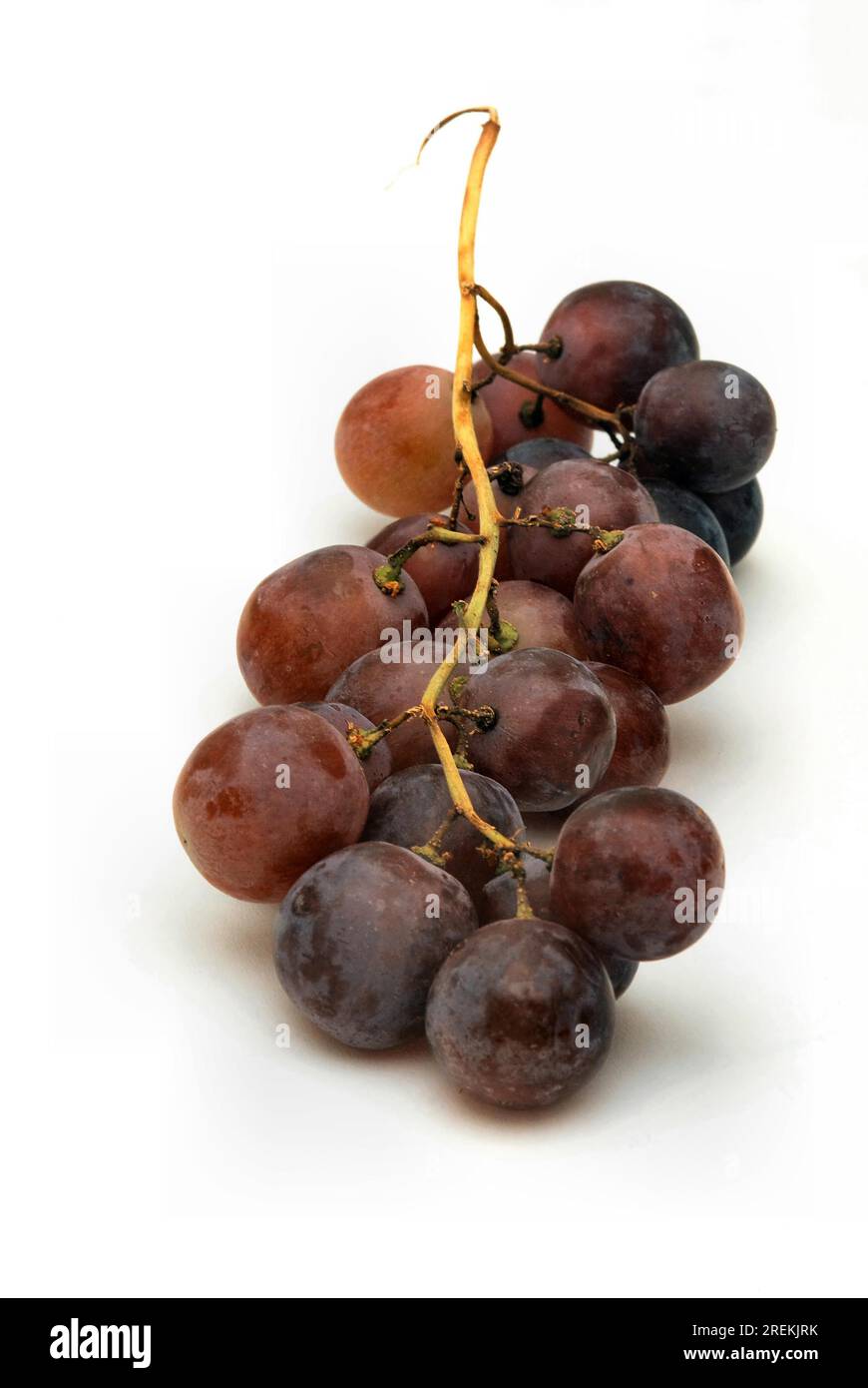 Red grapes exempted Stock Photo