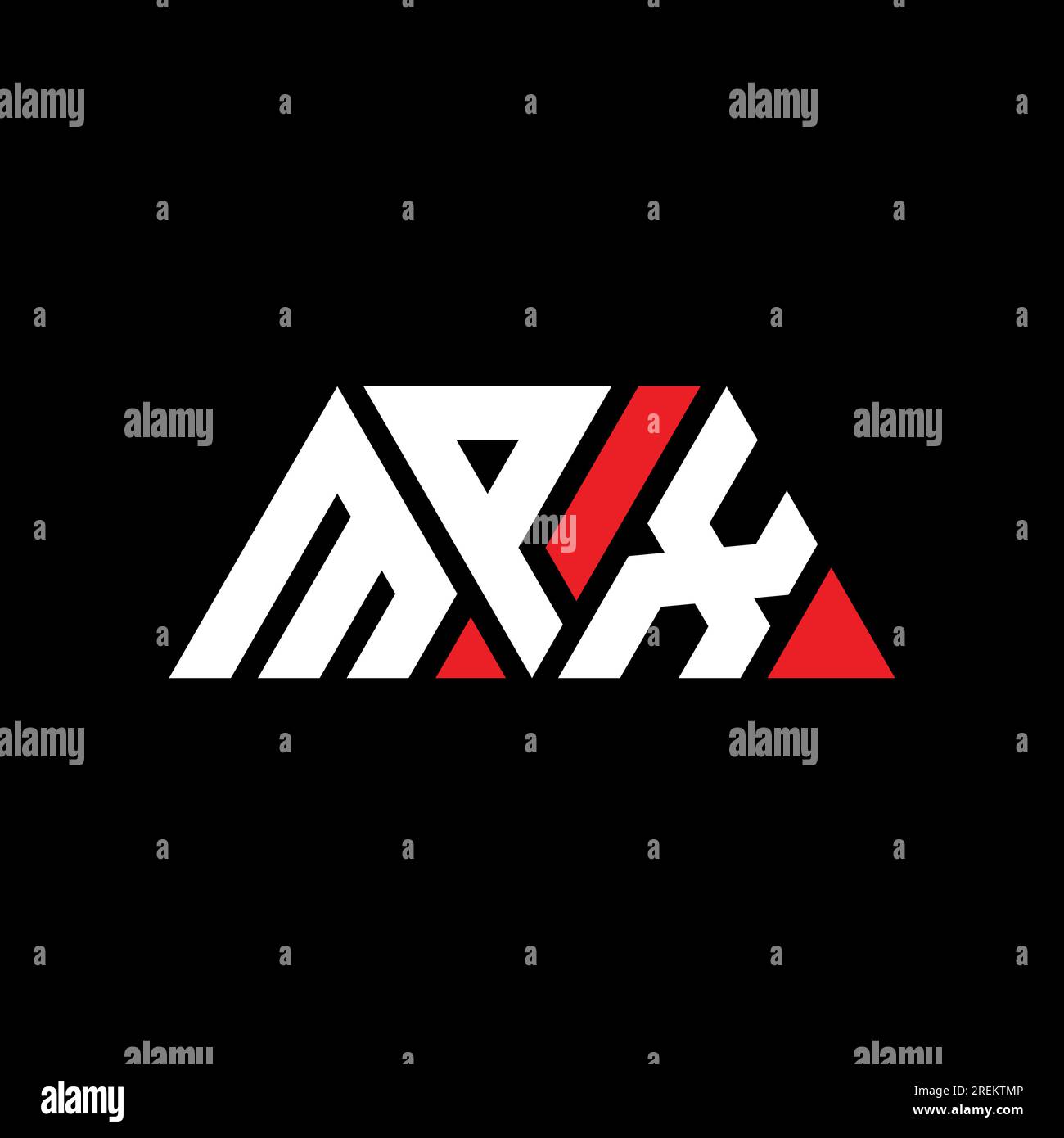MPX triangle letter logo design with triangle shape. MPX triangle logo