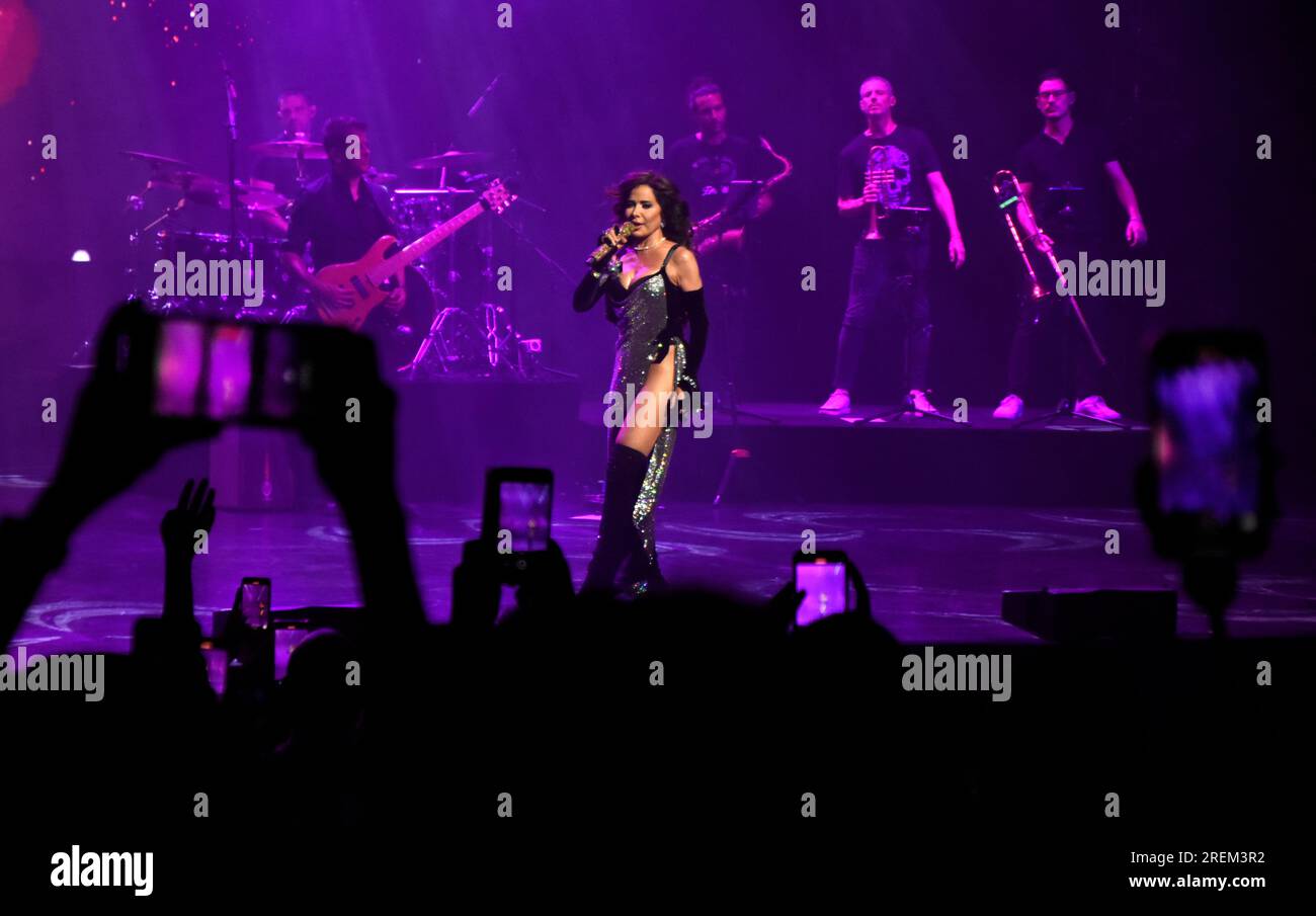 July 28 2023 MADRID MADRID SPAIN: The singer Gloria Trevi during a