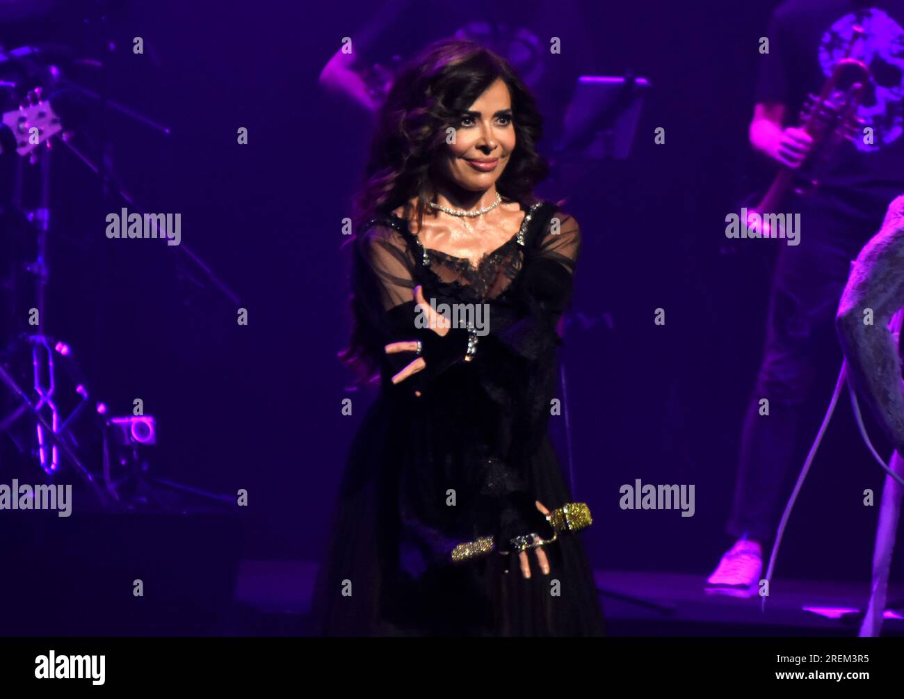 July 28 2023 MADRID MADRID SPAIN: The singer Gloria Trevi during a