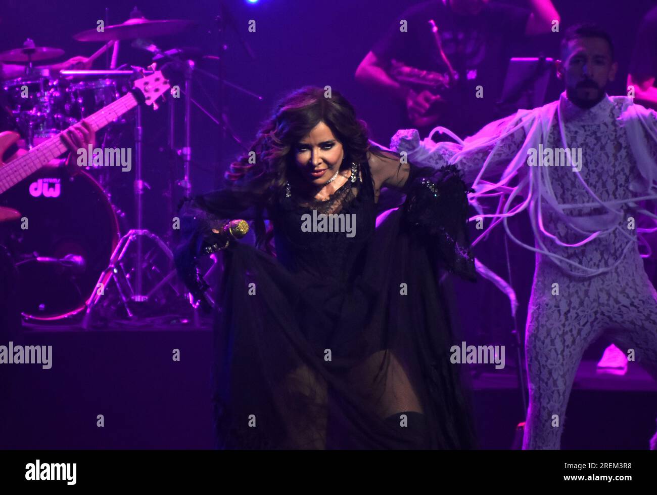 July 28 2023 MADRID MADRID SPAIN: The singer Gloria Trevi during a