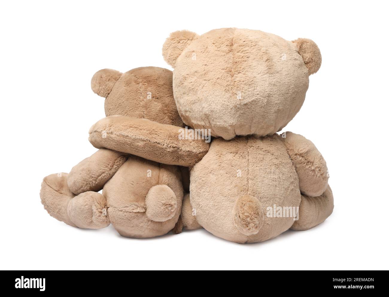 https://c8.alamy.com/comp/2REMADN/cute-teddy-bears-isolated-on-white-back-view-2REMADN.jpg