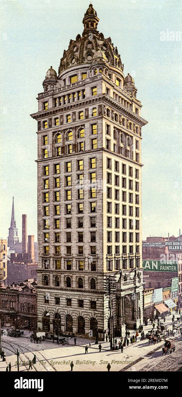 San Francisco, California c. 1903 A photochrome by the Detroit
