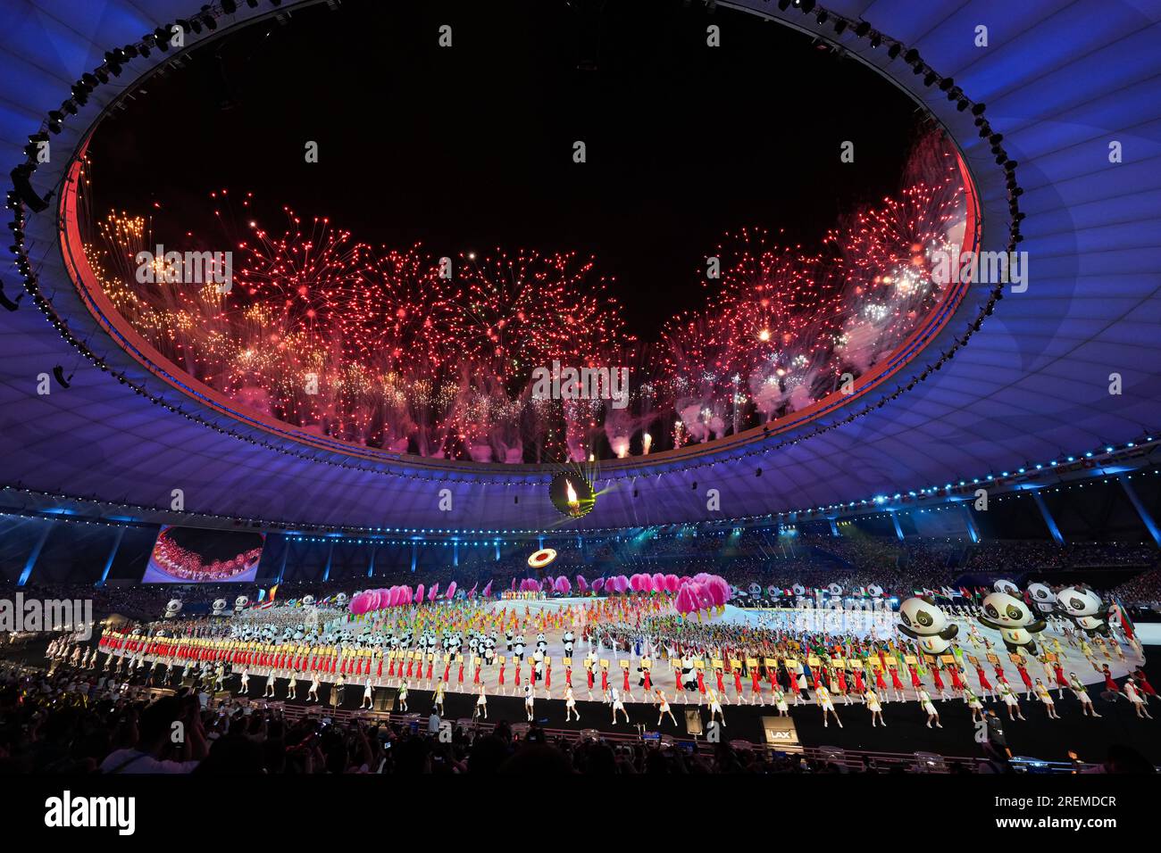 General view july 28 2023 opening ceremony during chengdu 2021 fisu