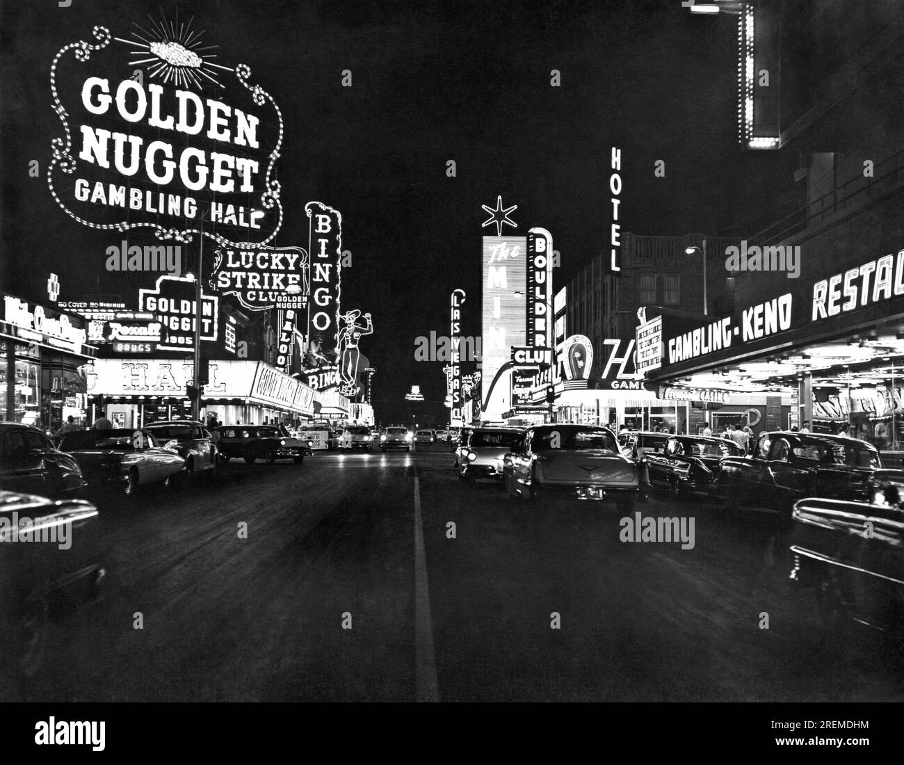 Riviera Hotel and Casino, Las Vegas, Nevada, USA, 1956. Artist: Unknown  Stock Photo - Alamy