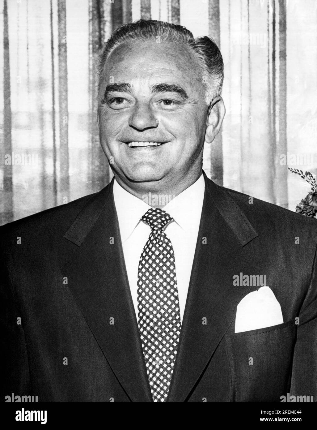 Las Vegas, Nevada: c. 1955 A portrait of Wilbur Clark, founder of