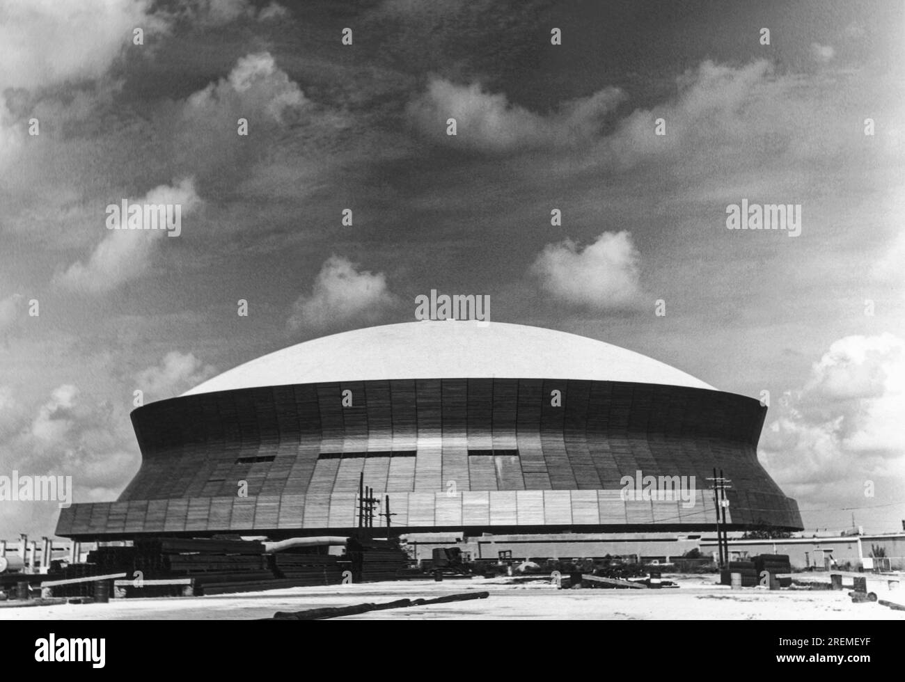 New Orleans, Louisiana 1975 The Superdome in New Orleans as it neared